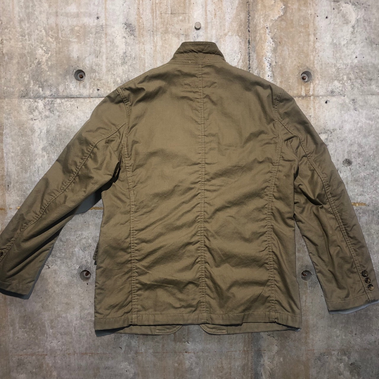 COMME des GARCONS HOMME(コムデギャルソンオム) 04'sコットン3Bジャケット HM-J007 S ベージュ AD2003 ライニング薔薇