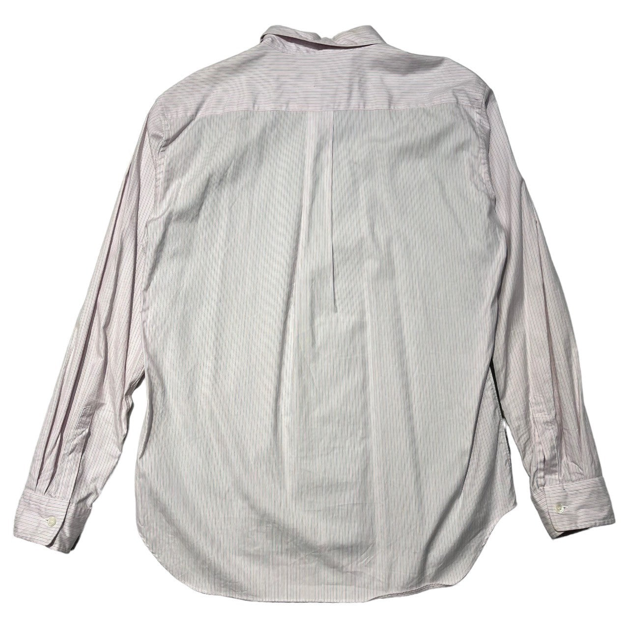 COMME des GARCONS HOMME DEUX(コムデギャルソンオムドゥ) 00's Front switching stripe shirt フロント 切替 ストライプ シャツ M ピンク