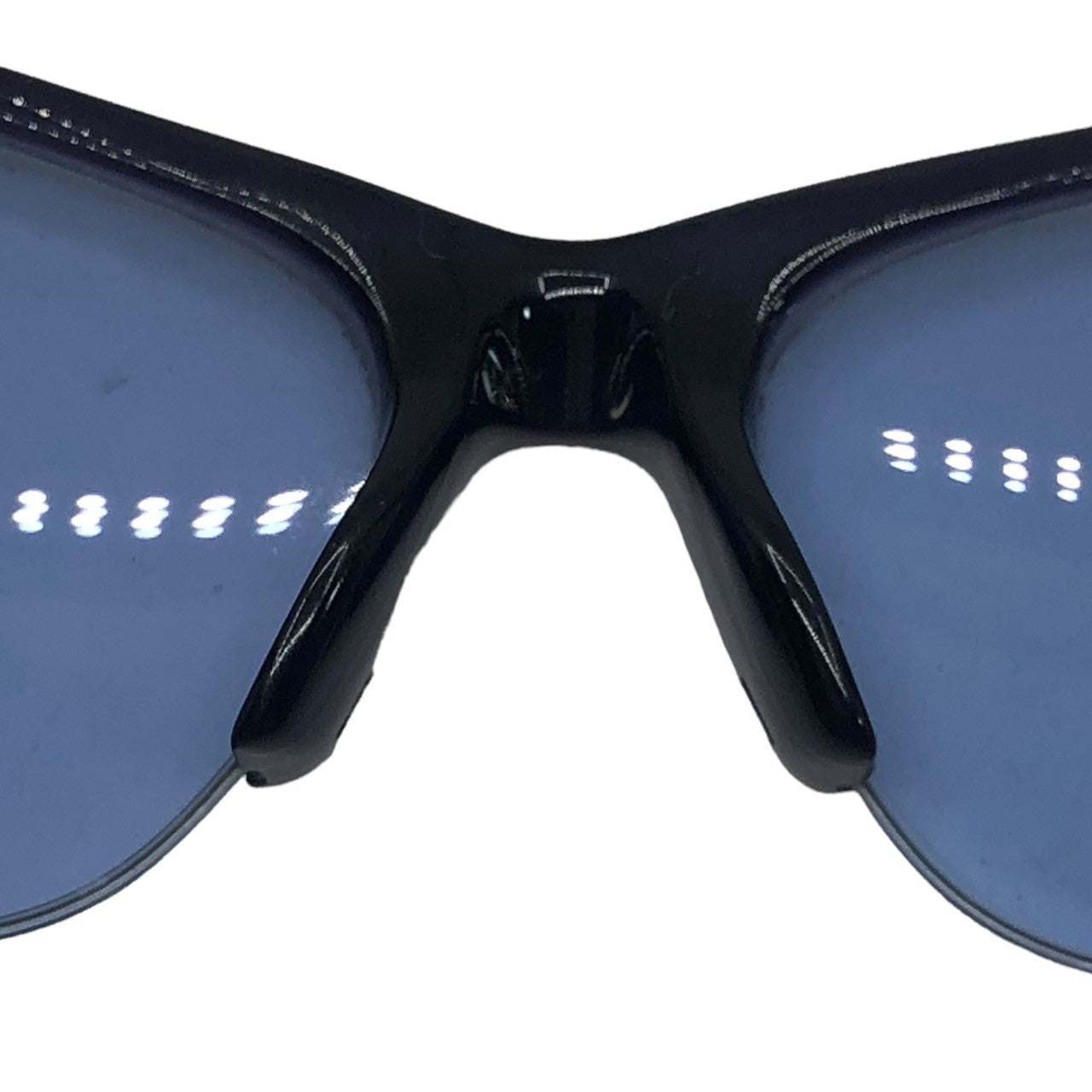 STUSSY(ステューシー) 90's "EYE GEAR" sunglasses サイド ロゴ サングラス 眼鏡 ブルーレンズ メガネ ブラック 90年代 FLORY ANTIQUE SILVER