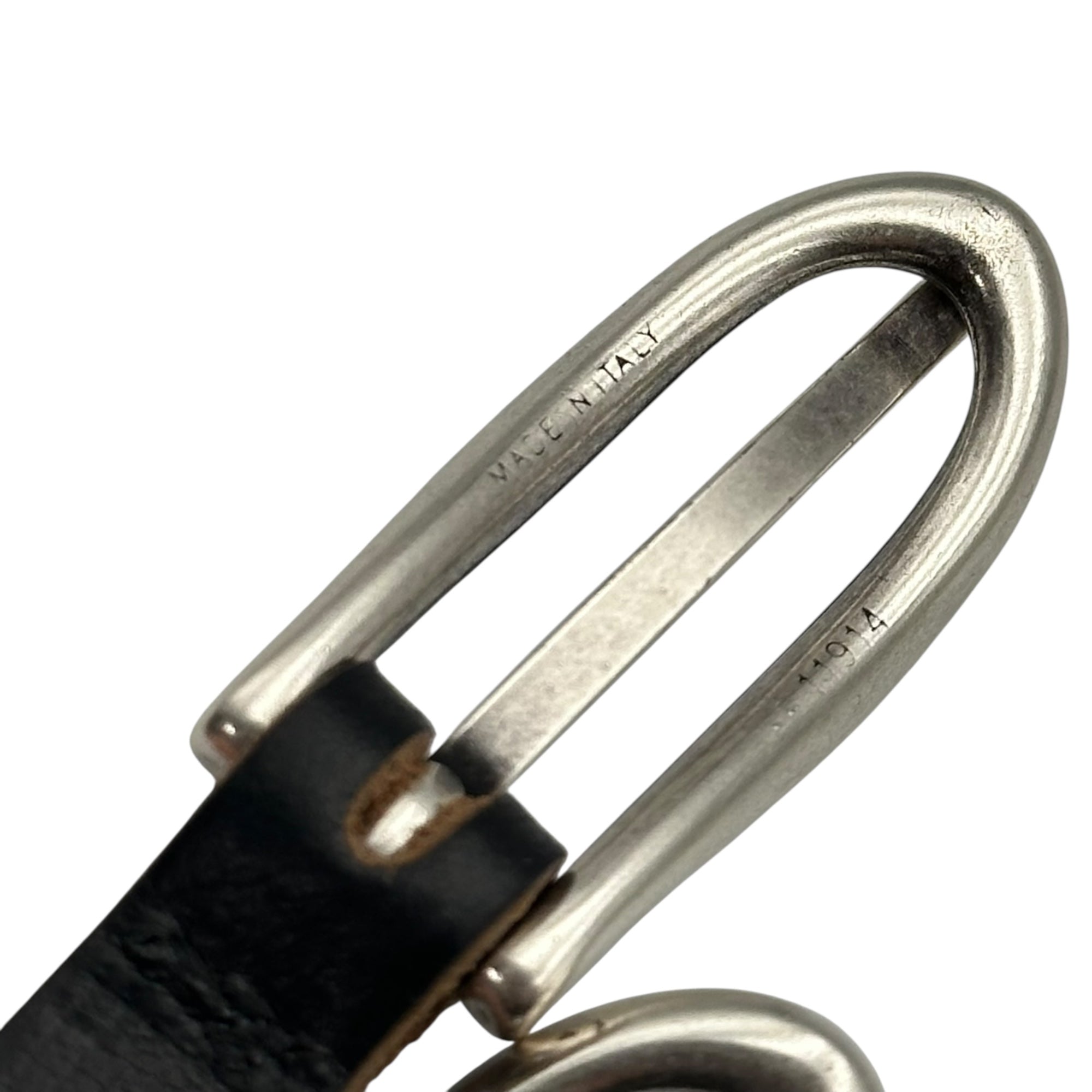 OUR LEGACY(アワーレガシー) TWIN TONGUE BELT ツイン タン ベルト 80 ブラック