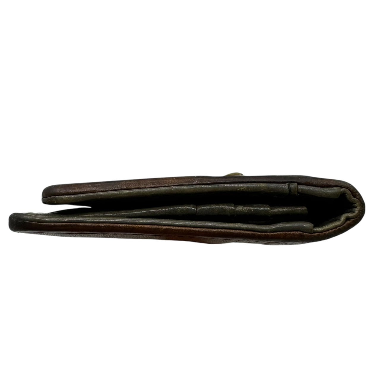 Maison MIHARA YASUHIRO(メゾンミハラヤスヒロ) "INVISIBLE" Long Wallet あぶり出し ロング ウォレット レザー 長財布 ブラウン
