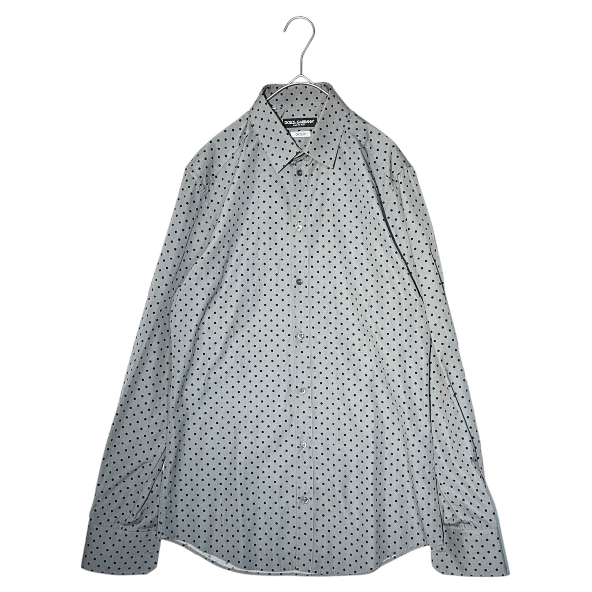 DOLCE&GABBANA(ドルチェ&ガッバーナドルガバ) GOLD Dot pattern L/S 