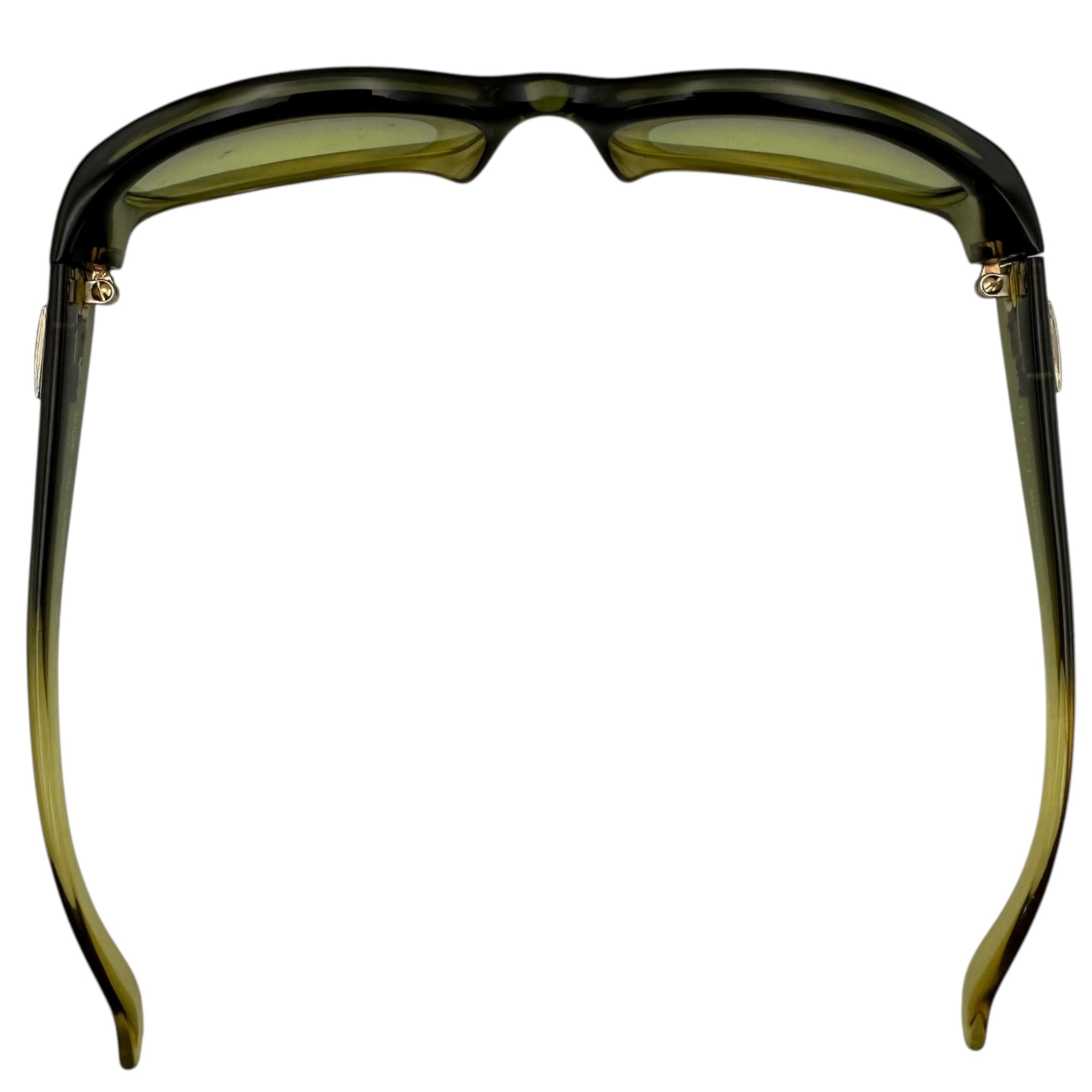 GUCCI(グッチ) G Logo Clear Sunglasses ロゴ クリア サングラス G G2456/S グリーン Y2K