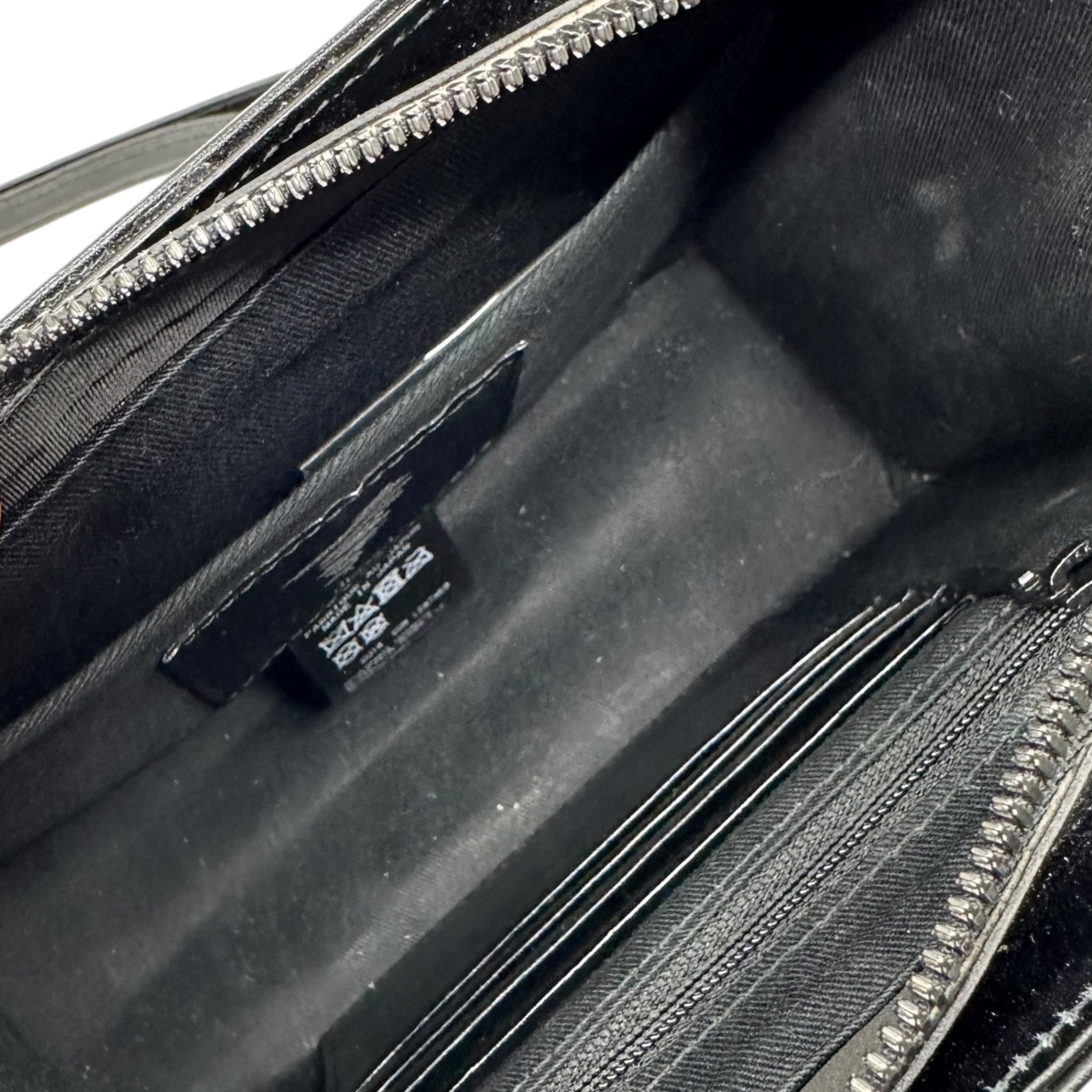 discord Yohji Yamamoto(ディスコード ヨウジヤマモト) Zipper Tote(mini) ジッパー トート ミニ 2WAY ショルダー バッグ DA-I82-786-1-02 MINI ブラック