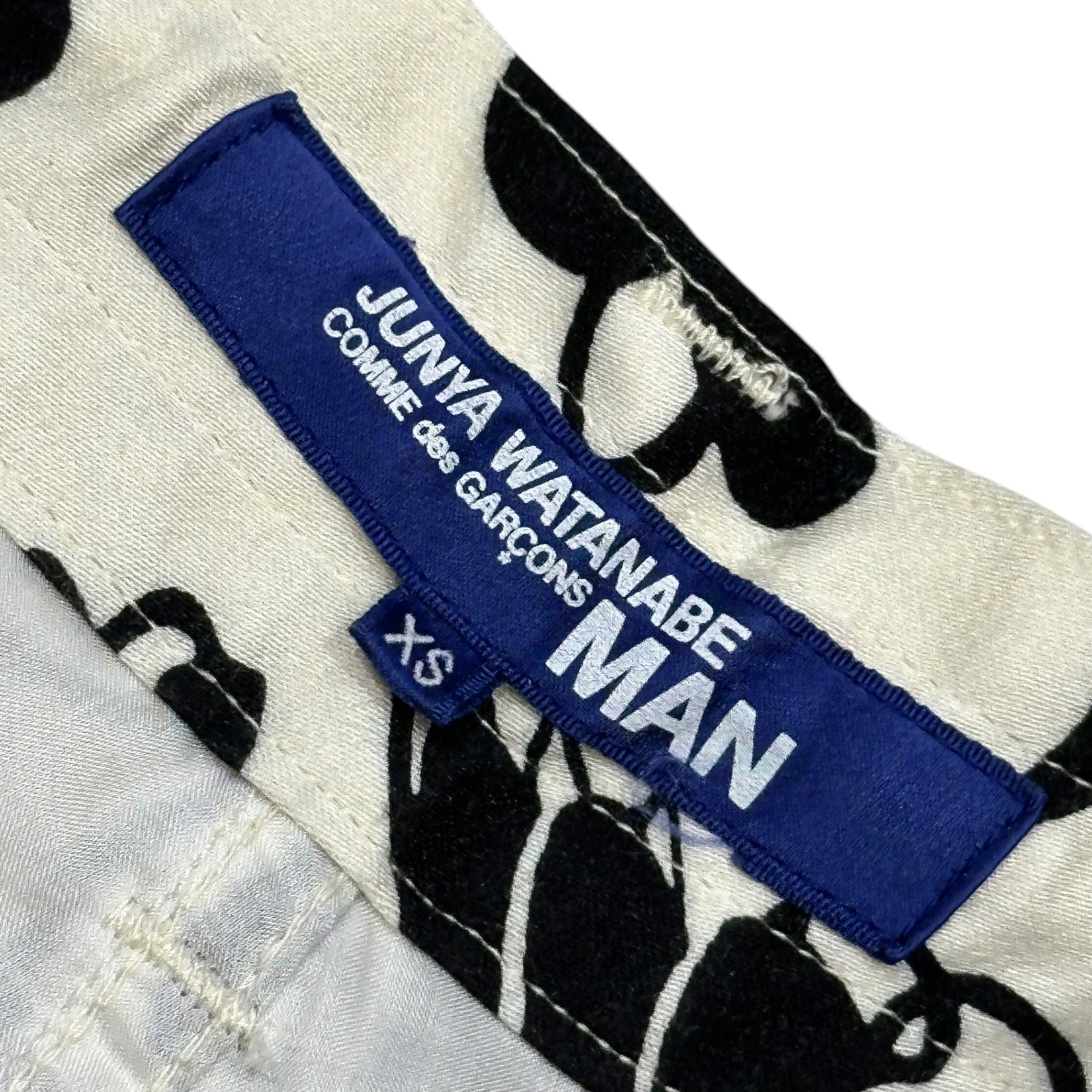 COMME des GARCONS JUNYA WATANABE MAN(コムデギャルソンジュンヤワタナベマン) 2017SS Floral-Print Rayon Shorts フローラル プリント レーヨン ショーツ ハーフパンツ WS-P035 XS アイボリー×ブラック AD2016