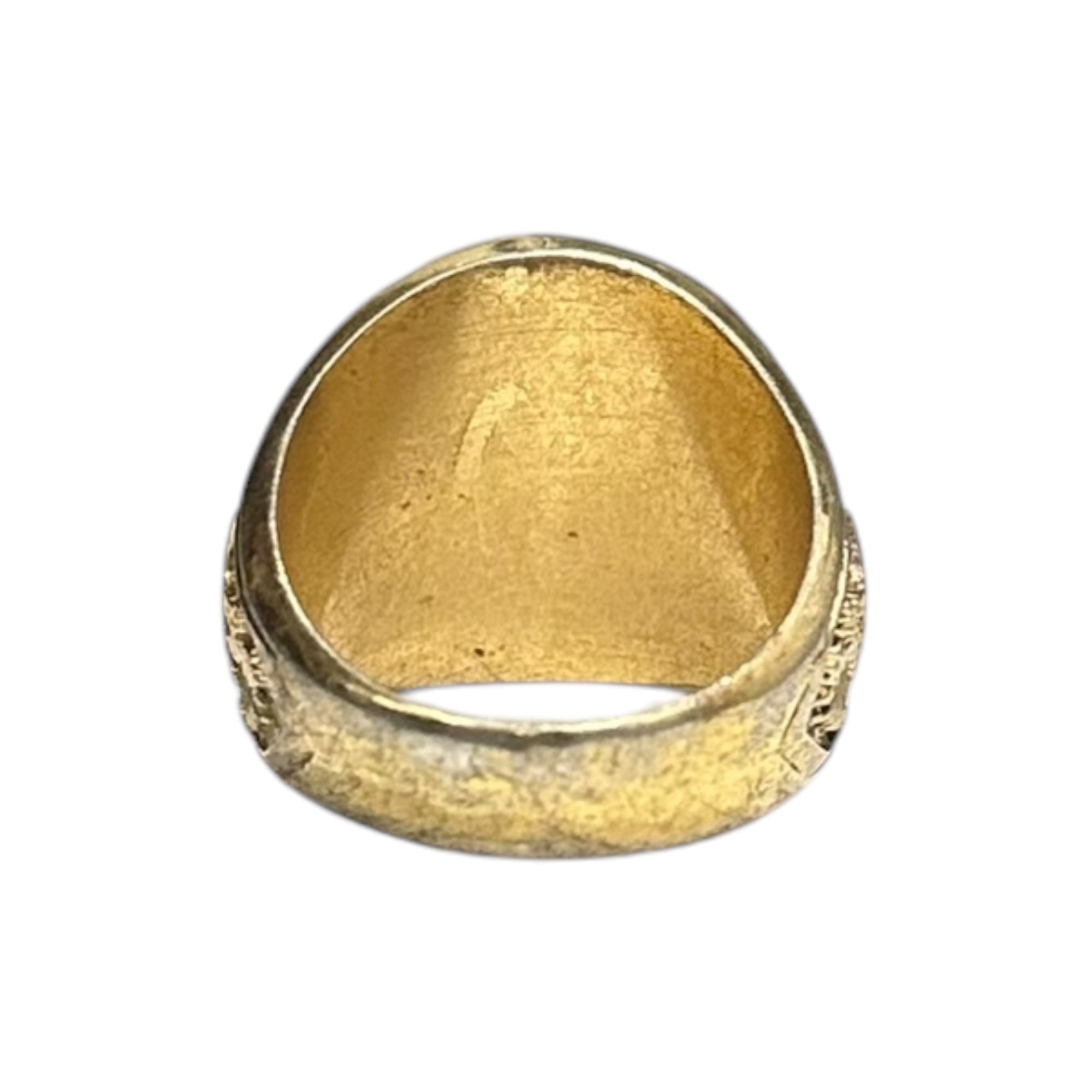 US NAVY(アメリカ海軍) 1970's~1980's 18KGE USN Calss Ring カレッジ リング 20号 ゴールド 70年代~80年代 ヴィンテージ アメリカ海兵隊