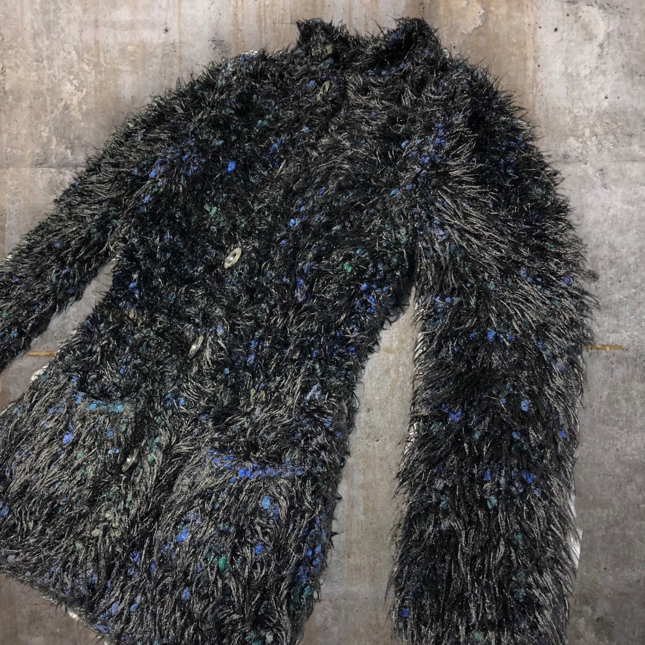 Hysterics(ヒステリックス) 00'sシャギーニットジャケット/カーディガン 3NJ-0029 FREE ブラック