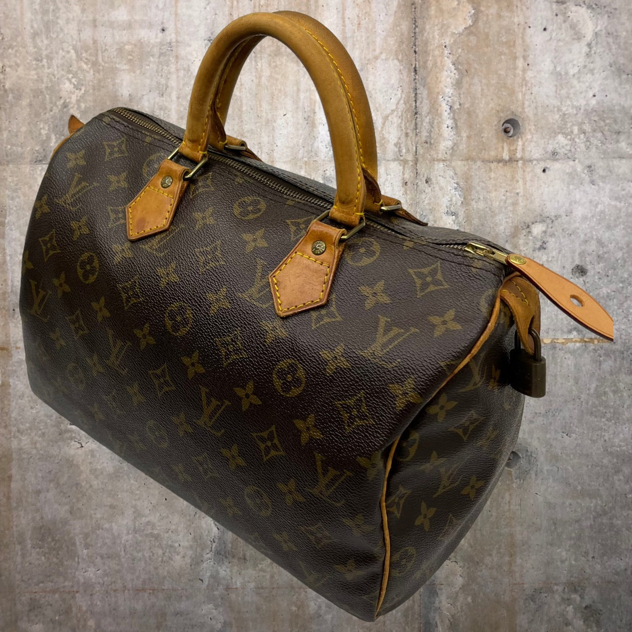 LOUIS VUITTON(ルイヴィトン) SPEEDY/スピーディ30/ハンドバッグ/ミニボストンバッグ M41526 30 ブラウン 製造番号:VI1921