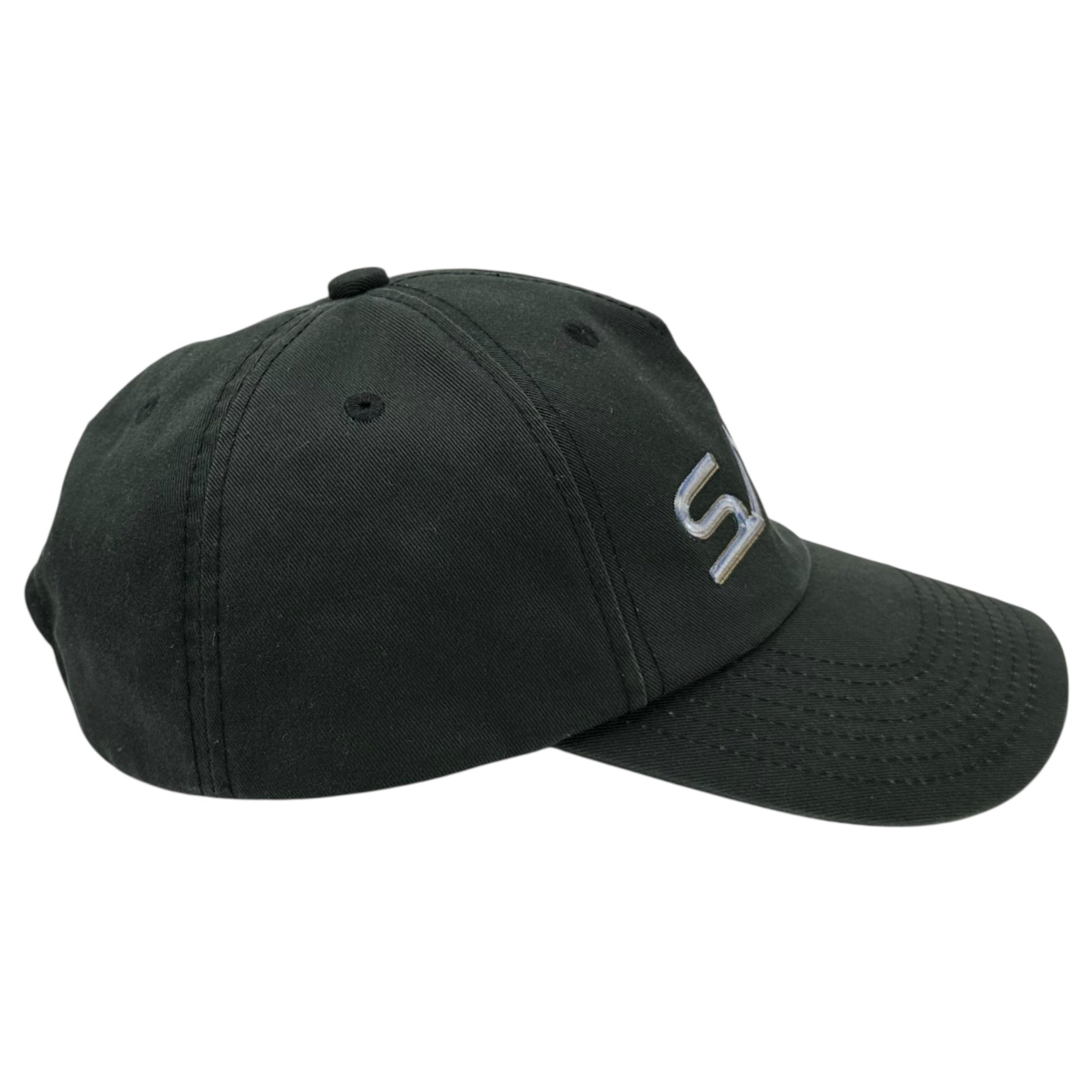 SAINT MICHAEL(セントマイケル) 25AW SORAYAMA SRYM CAP 空山基 ロゴ 刺繍 キャップ SM-HR1-0000-C81 OS ブラック 帽子 コラボ