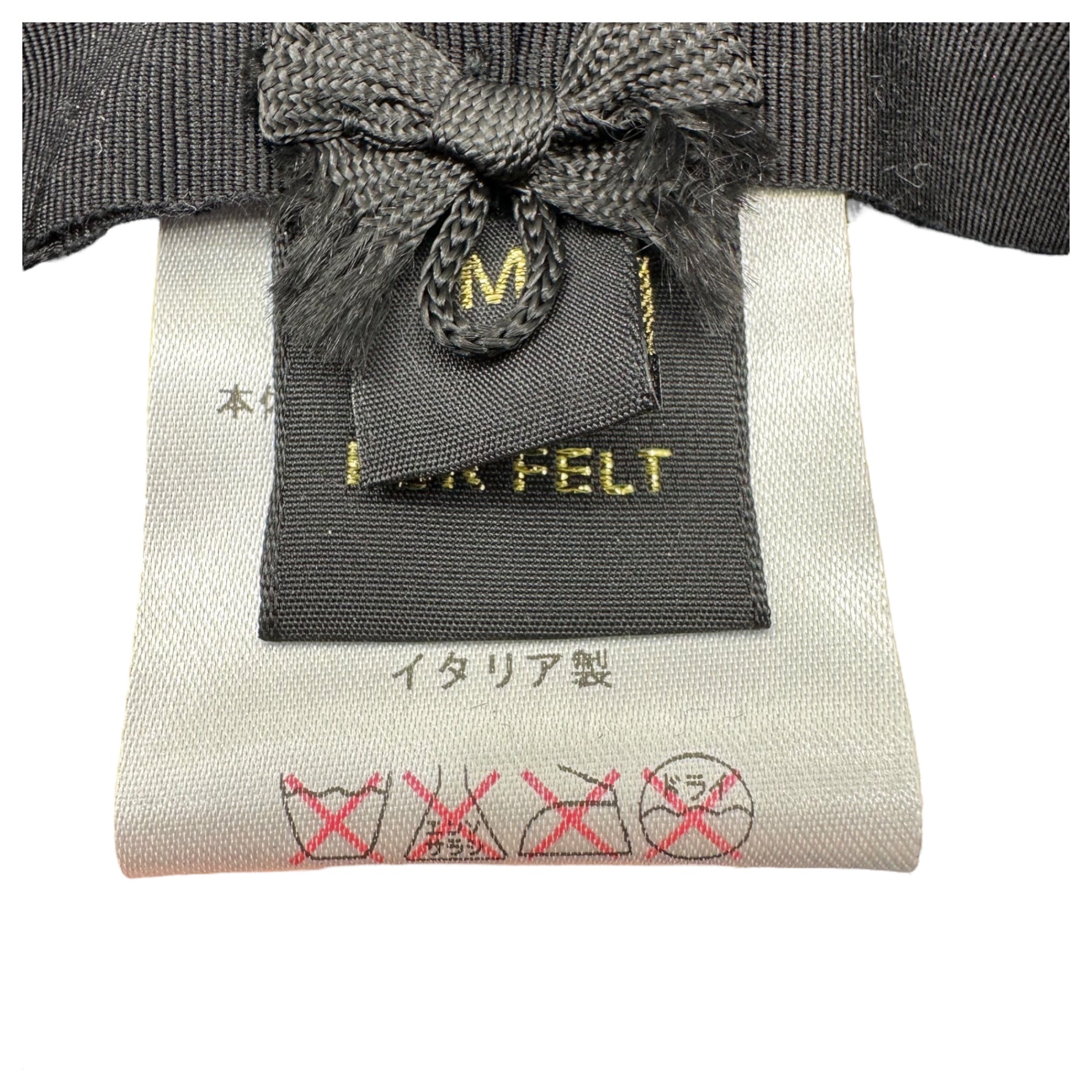 Borsalino(ボルサリーノ) wide-brimmed hat ワイドブリム ハット ネイビー 中折れ 帽子