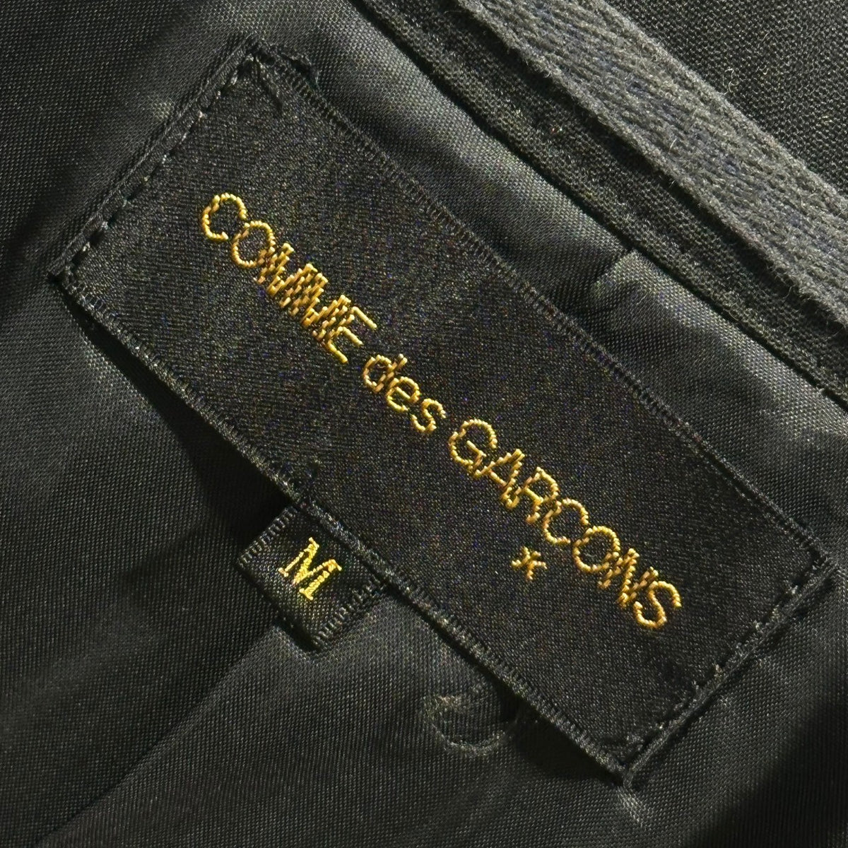 COMME des GARCONS(コムデギャルソン) 1991AW Vinyl-Color 3-Button Wool Jacket ビニール カラー 3ボタン ウール ジャケット GJ-05040S S ブラック AD1991 90s アーカイブ