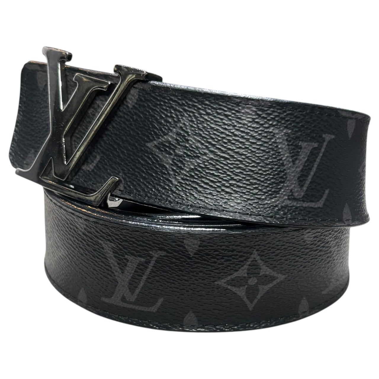 LOUIS VUITTON(ルイヴィトン) Santur LV Initial 40mm Reversible サンチュール LVイニシャル 40mm リバーシブル ベルト M9043 100/40 ブラック 製造番号:AC3197