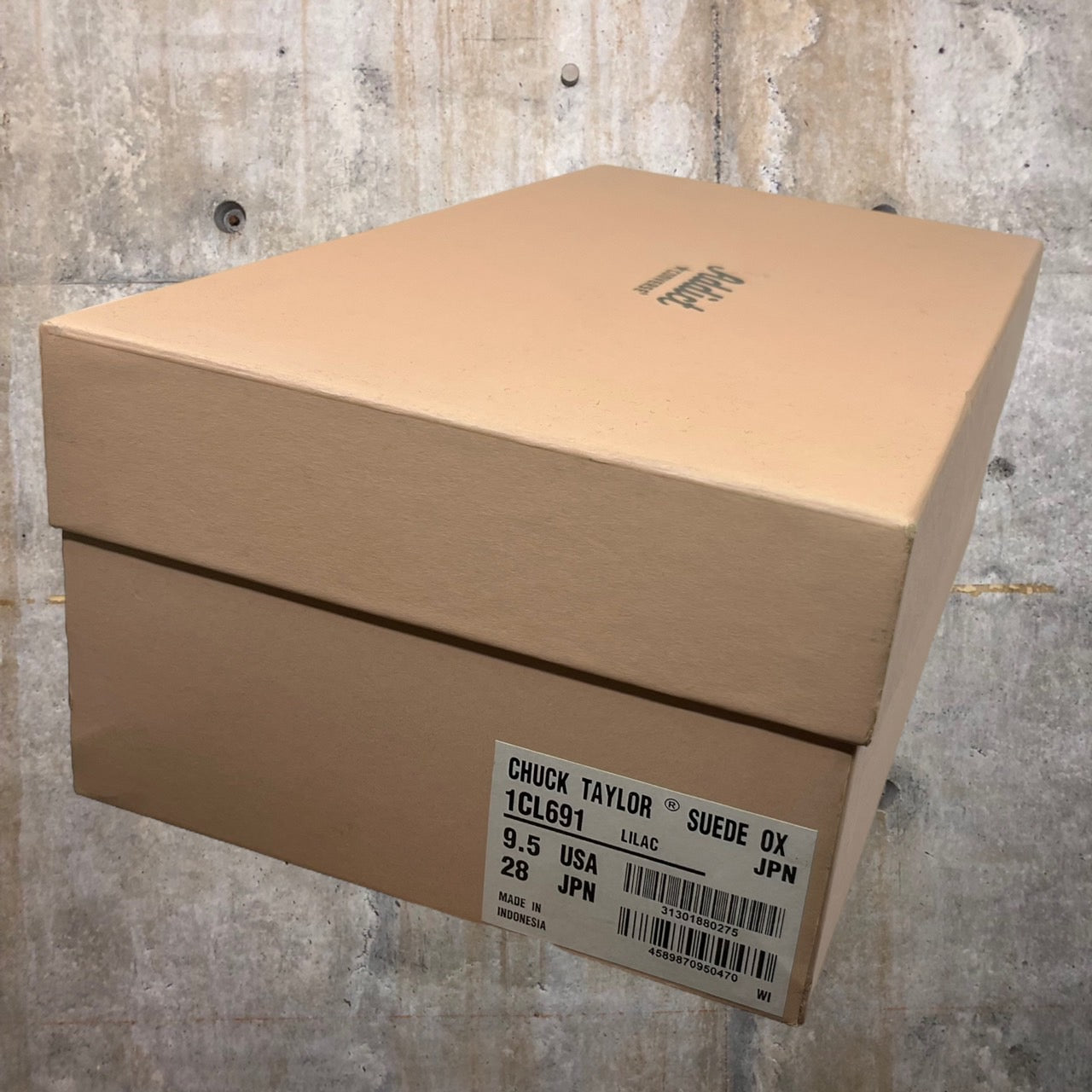 CONVERSE ADDICT(コンバース アディクト) CHUCK TAYLOR SUEDE OX/チャックテーラー/ローカットスウェードスニーカー 1CL691 28cm パープル