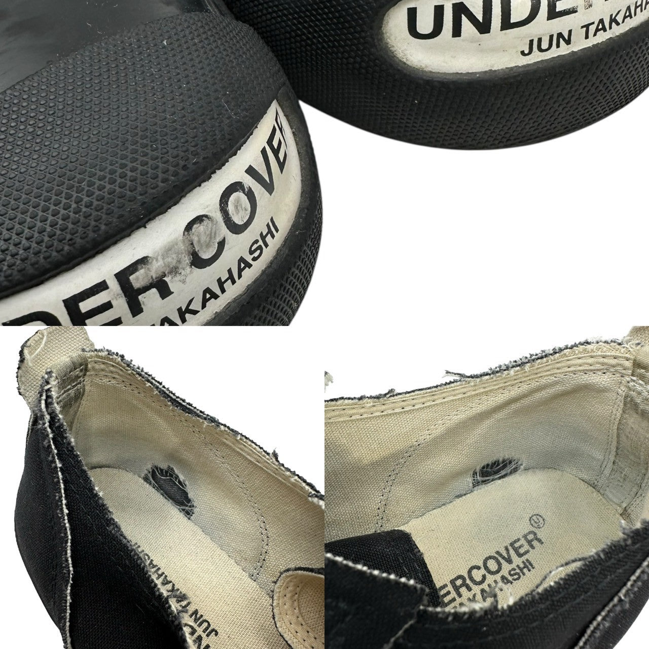 UNDERCOVER(アンダーカバー) Toe Logo Canvas Sneakers Jack Purcell Type トゥ ロゴ キャンバス スニーカー ジャックパーセルタイプ UC2B9F05 M(26.0~26.5cm) ブラック 箱付