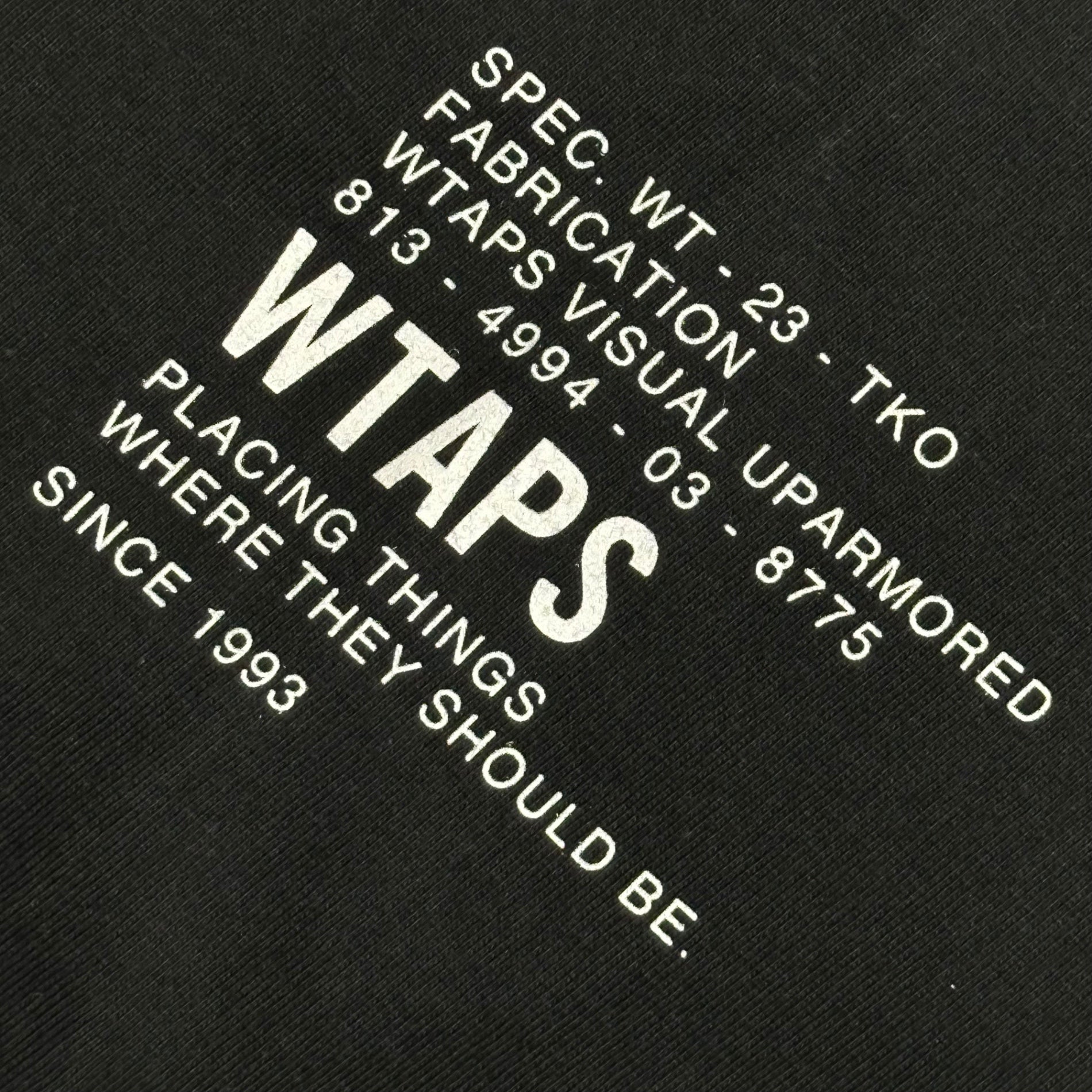 WTAPS(ダブルタップス) 2011's Stand Strong チャリティー Tシャツ 111PCDT-ST14S L ブラック