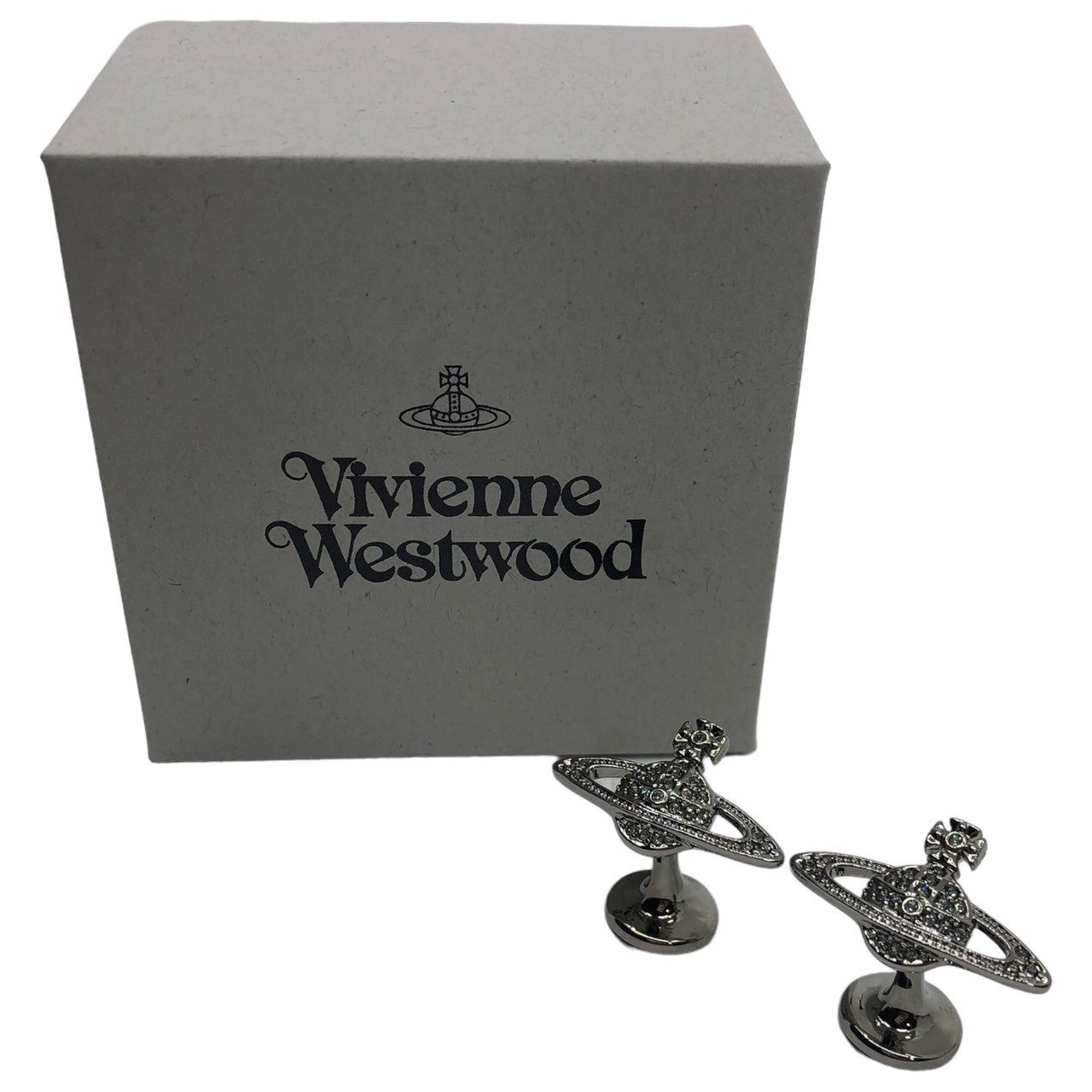 Vivienne Westwood(ヴィヴィアンウエストウッド) orb cufflinks オーブ ロゴ カフス ブラック 箱付