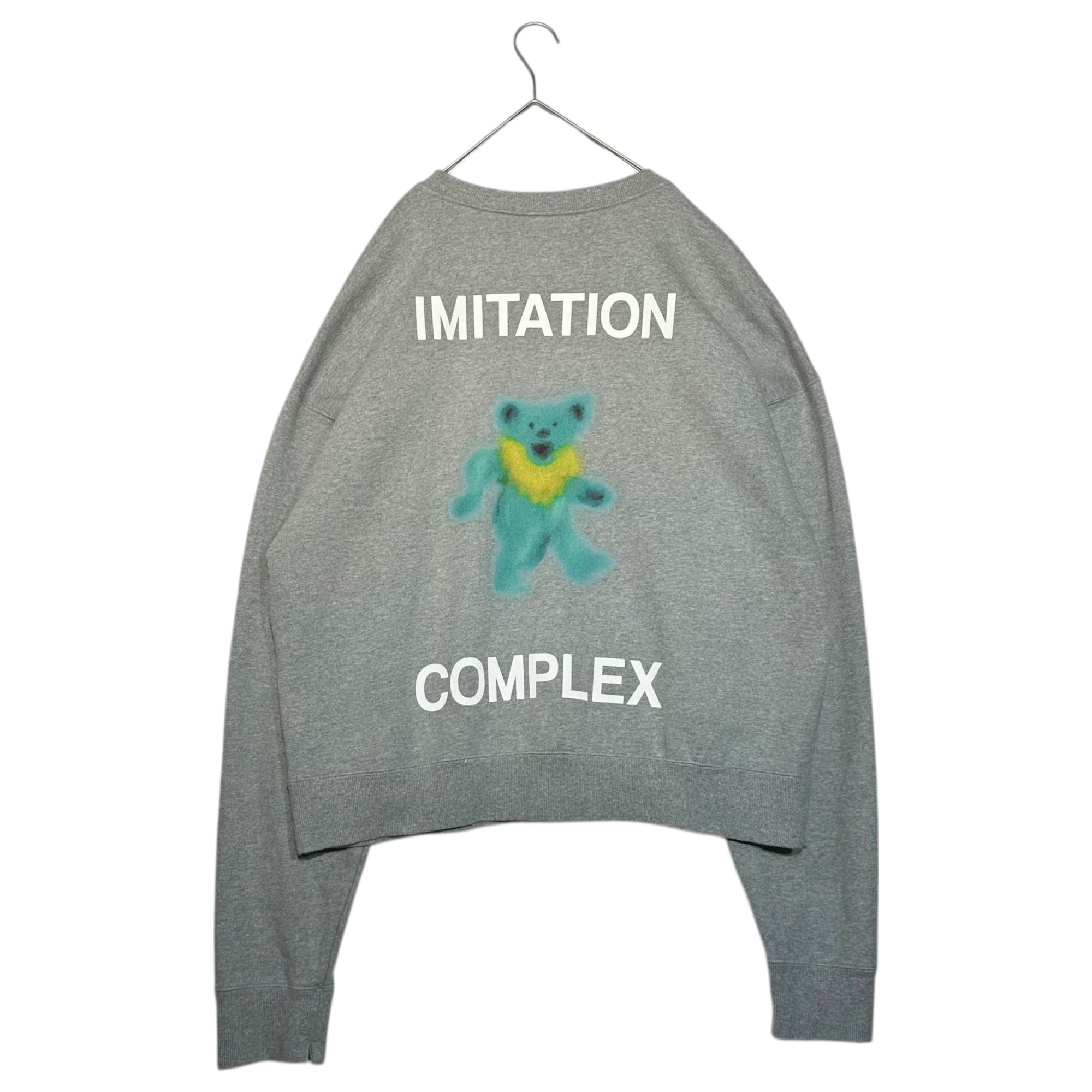 Maison MIHARA YASUHIRO(メゾンミハラヤスヒロ) 23AW Bear Printed Pullover ベアー プリント プルオーバー スウェット A11PO713 48 グレー