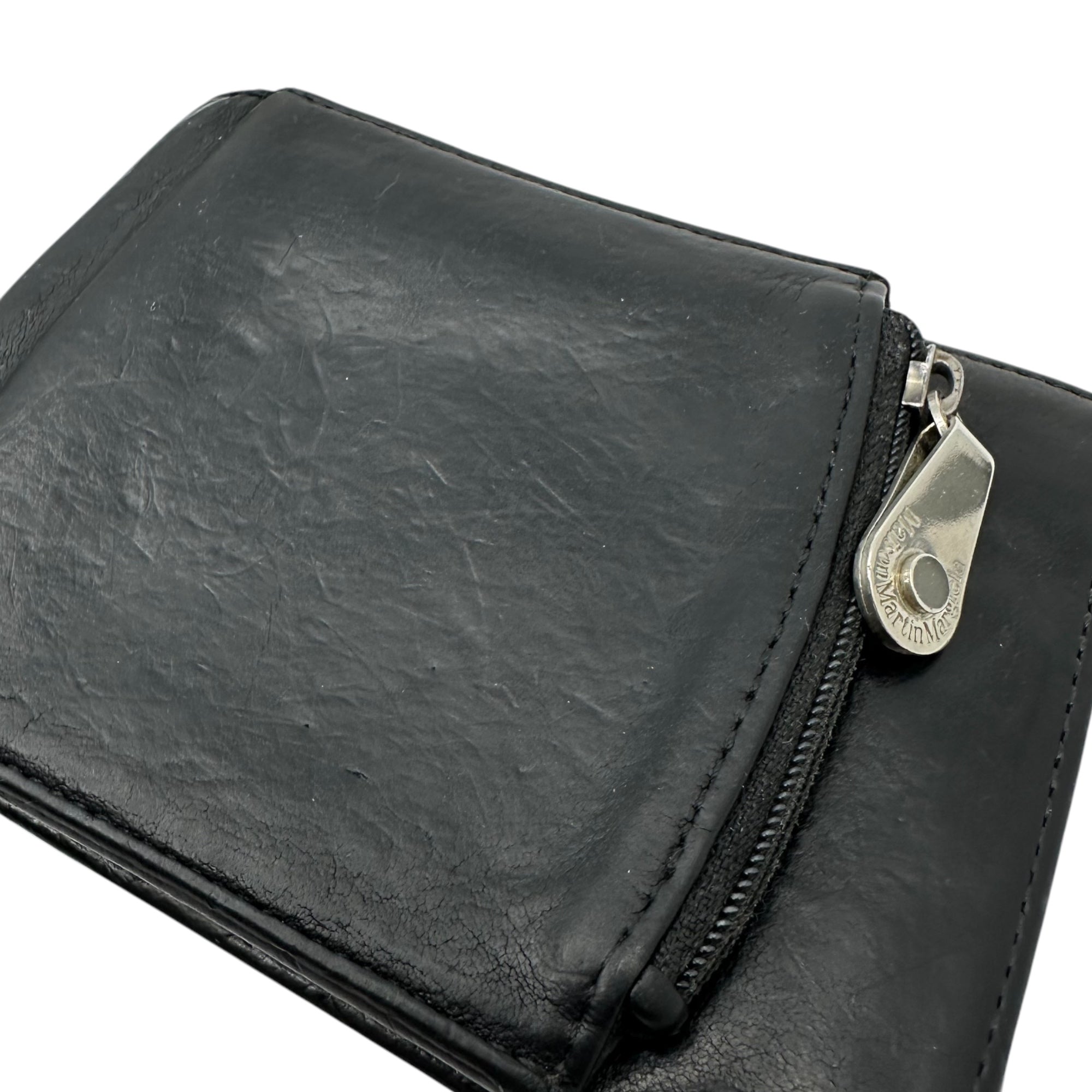 Maison Martin Margiela(メゾン マルタンマルジェラ) Leather Bifold Wallet レザー 二つ折り 財布 ブラック