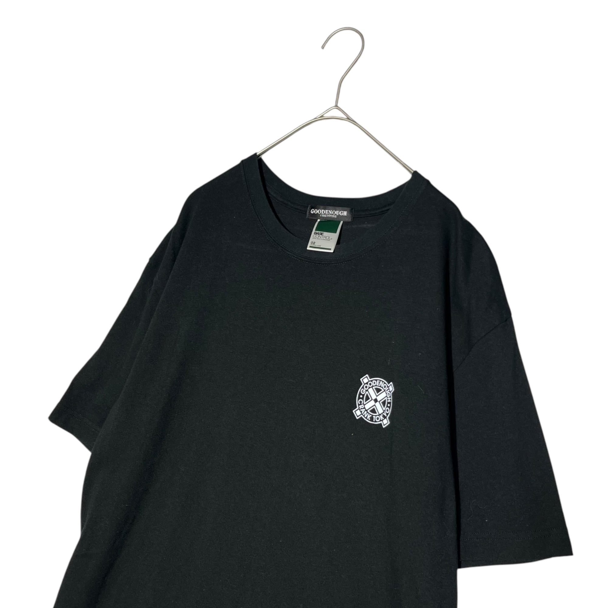 GOODENOUGH(グッドイナフ) Base control body back print T-shirt ベースコントロールボディ バックプリント Tシャツ M ブラック