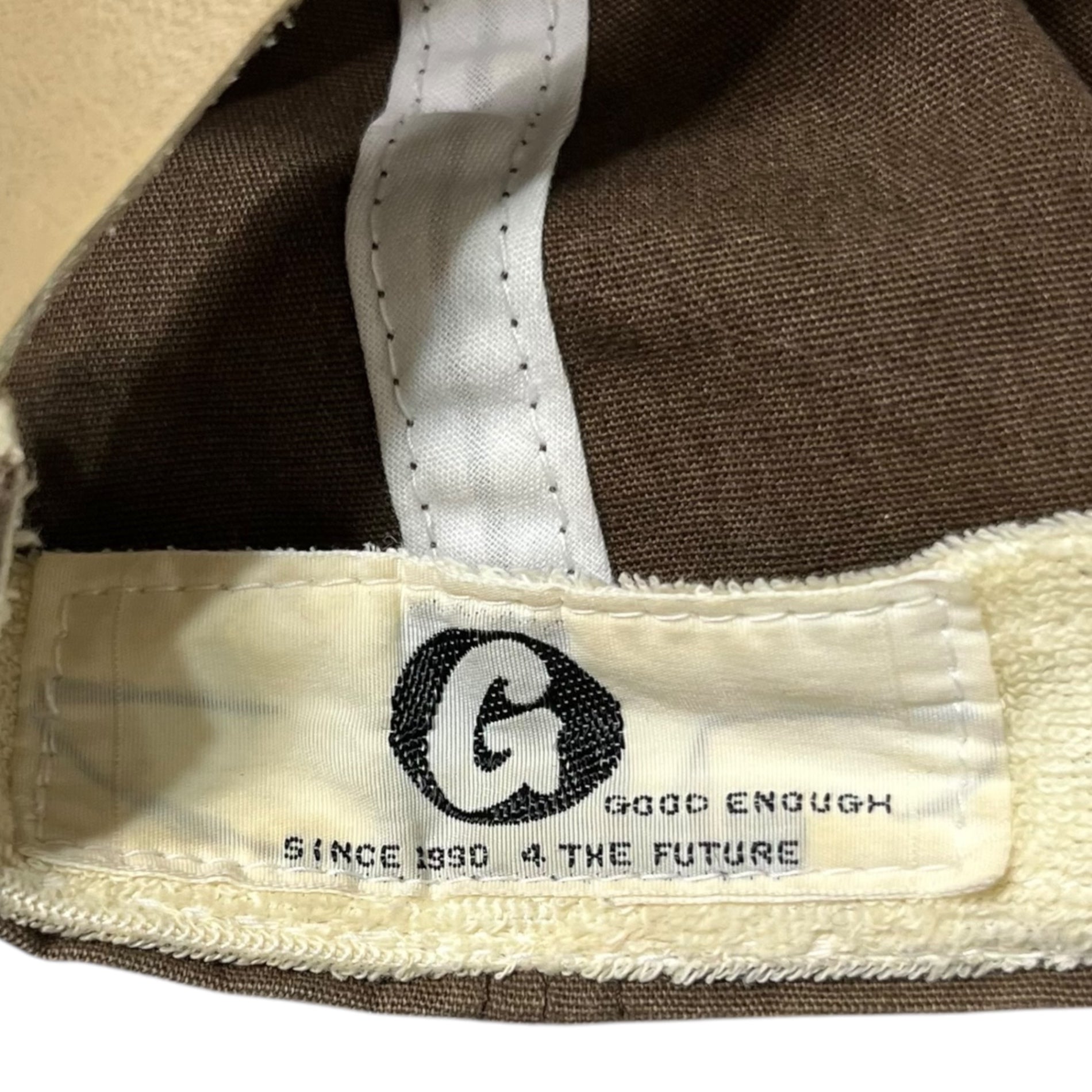 GOODENOUGH(グッドイナフ) 90's early 6 panel cap 90年代 初期 6パネル キャップ 藤原ヒロシ ブラウン