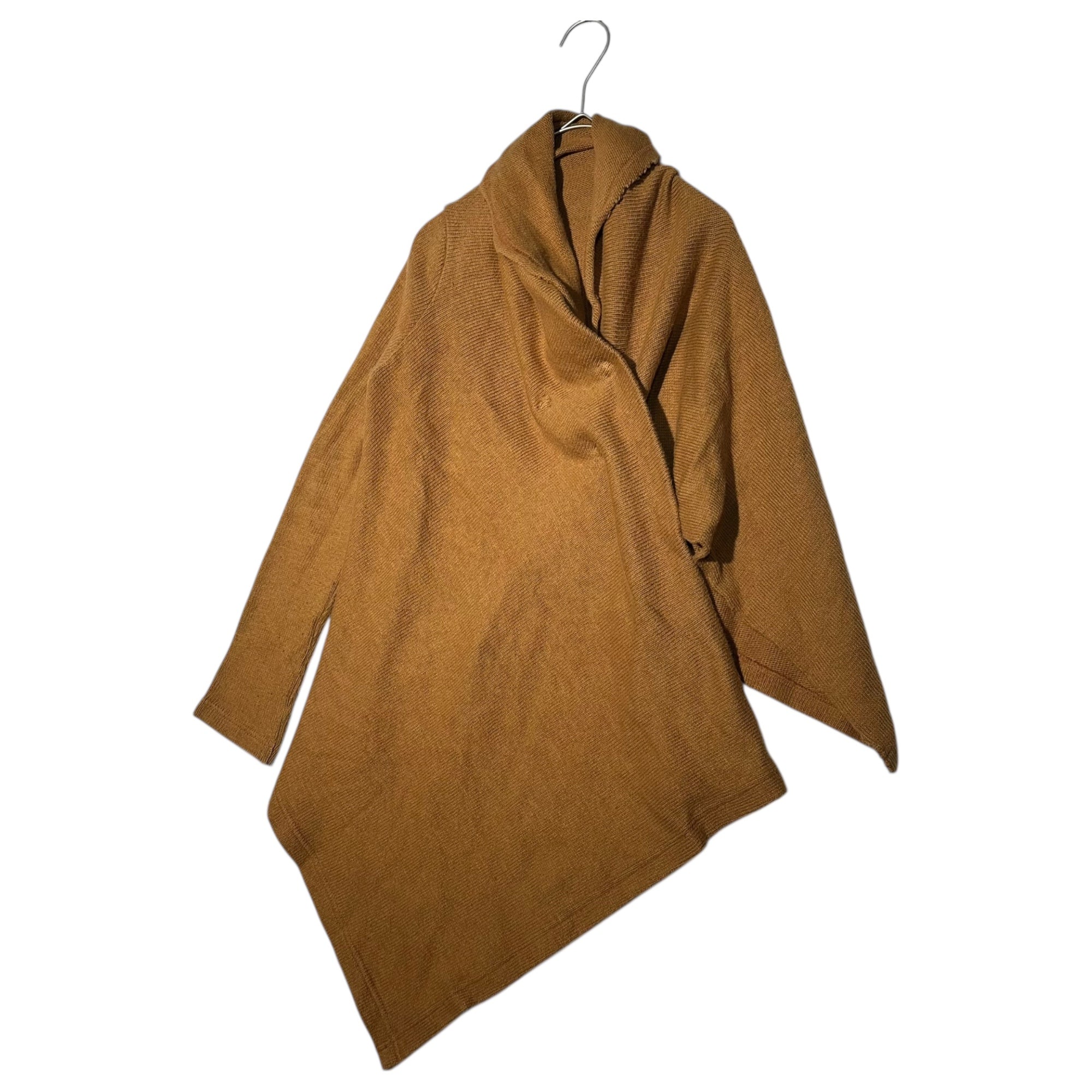 Y's Red Label(ワイズレッドレーベル) Deformed knit cardigan 変形 ニット カーディガン YB-T85-077 2(M程度) マスタード