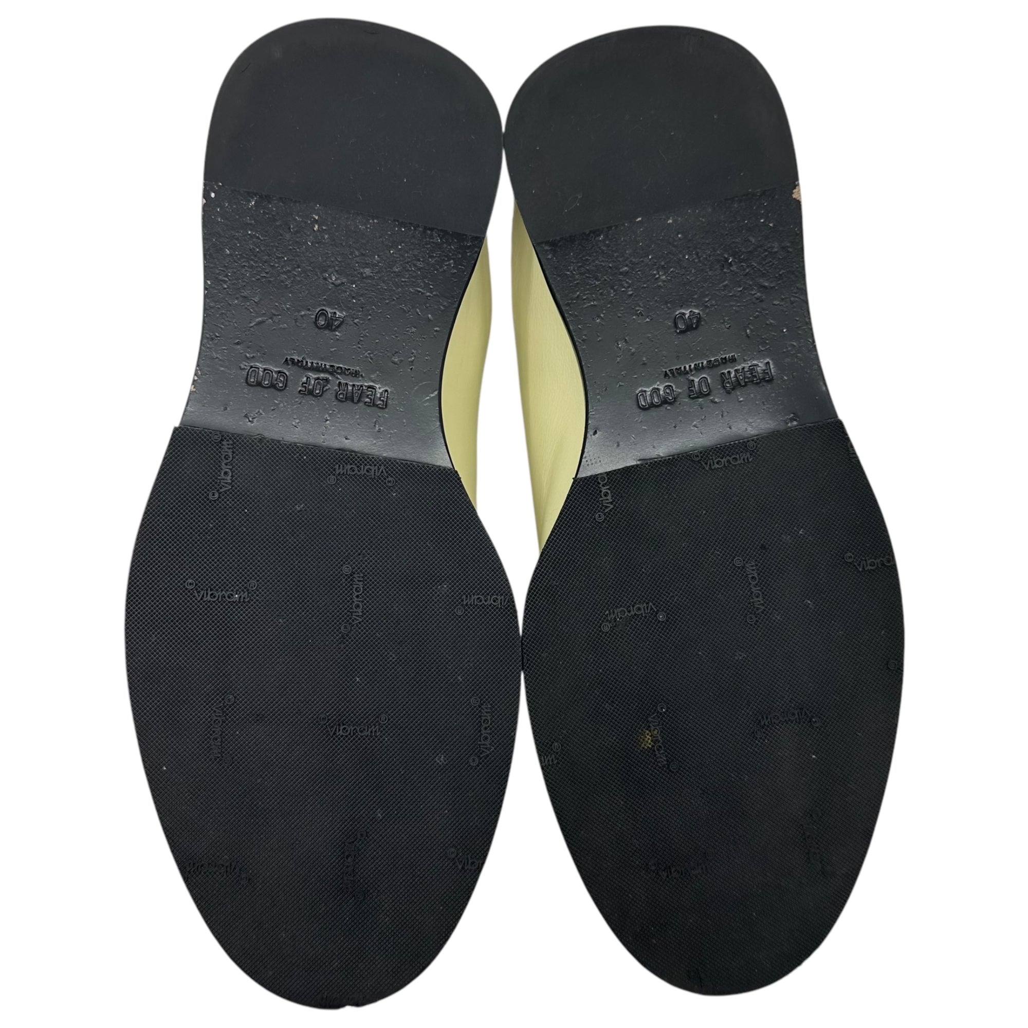 Fear of God(フィアオブゴッド) california mule slip-on カリフォルニア ミュール スリッポン FG880-115FLT 40(25.5cm程度) アイボリー 箱付