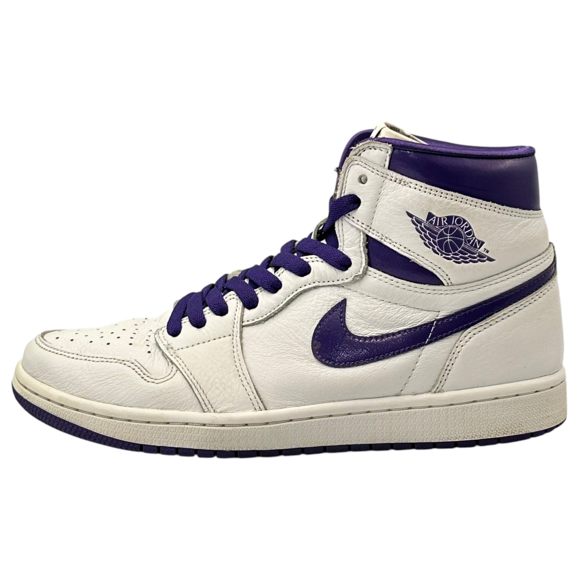 NIKE(ナイキ) Women's Air Jordan 1 High OG "Court Purple" ウィメンズ エアジョーダン1 ハイ OG コートパープル CD0461-151 27cm ホワイト×パープル ハイカット スニーカー