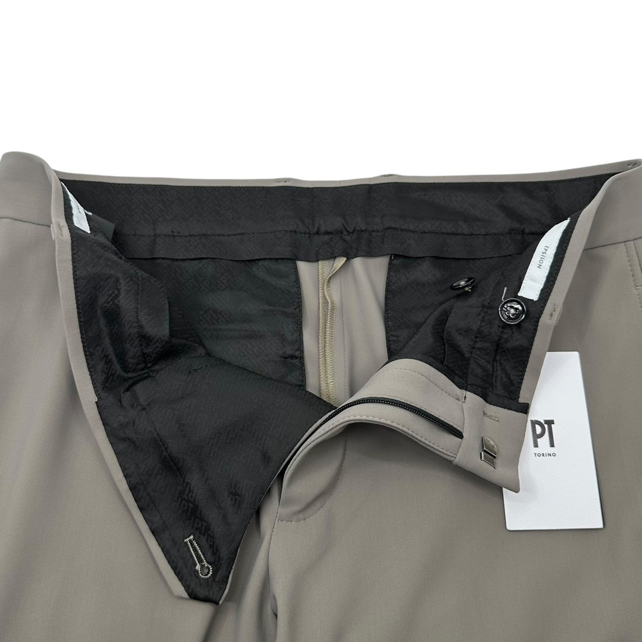 PT TORINO(ピーティートリノ) Casual Stretch Slacks カジュアル ストレッチ スラックス CO ASEPZ10KLT 46(S) ベージュ 参考定価43,000円+税