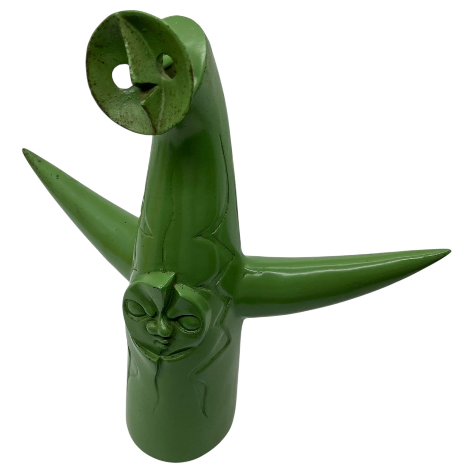 岡本太郎(オカモトタロウ) 70's Tower of the Sun Bronze Figurine 70年代 太陽の塔 日本万国博覧会 EXPO70 ブロンズ グリーン 置物 インテリア 非売品 当時物 稀少品 ヴィンテージ