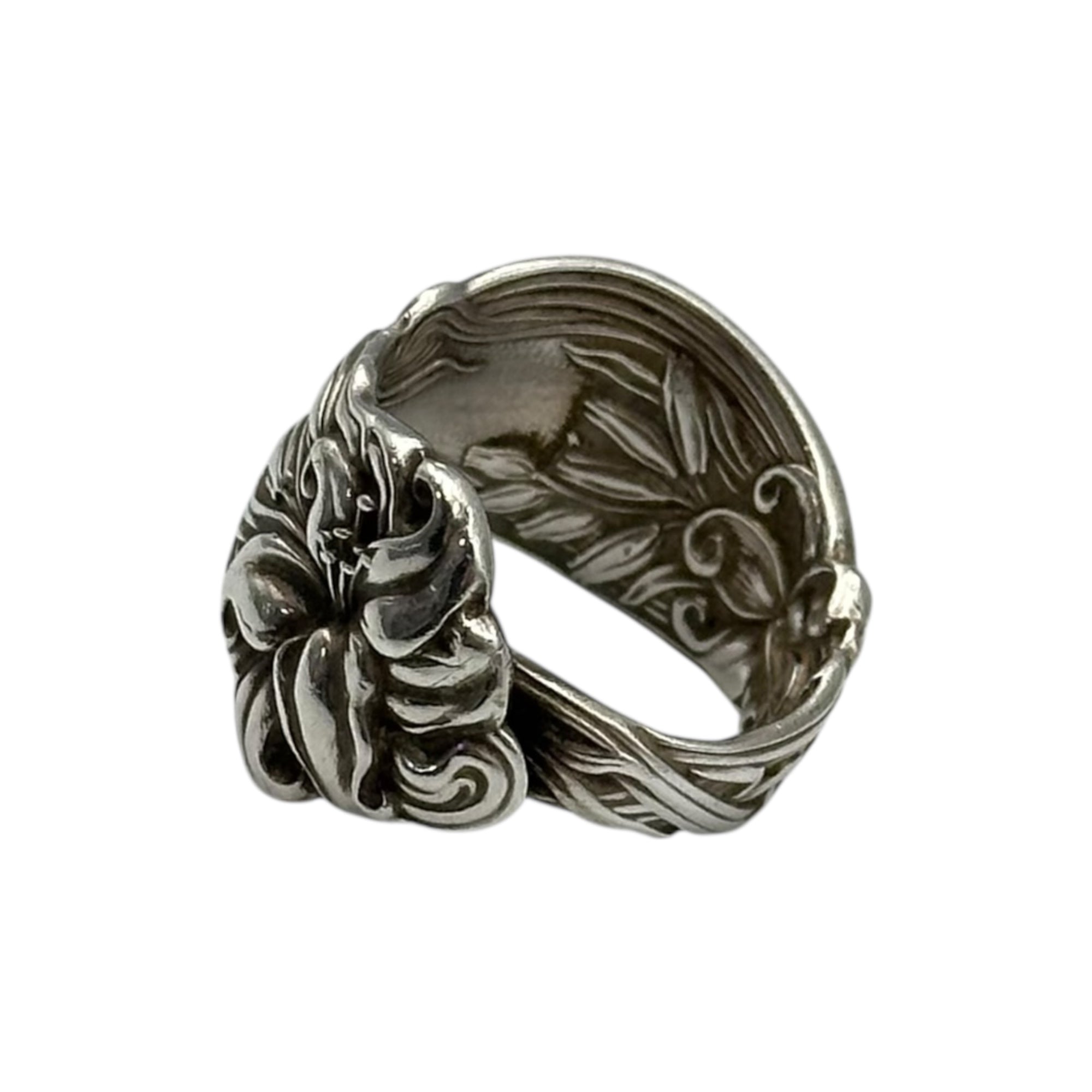 Euro antique(ヨーロッパアンティーク) 1900's Sterling Silver Spoon Ring スターリング シルバー スプーン リング 25号 シルバー 1900初頭 1905刻印 指輪 ヴィンテージ