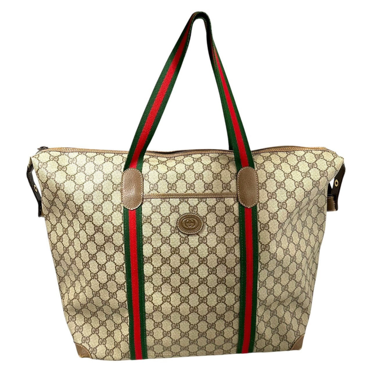 GUCCI(グッチ) GG Canvas Sherry Line Logo Tote Bag GG キャンバス シェリーライン ロゴ トート バッグ 012 39 6211 9411 ベージュ