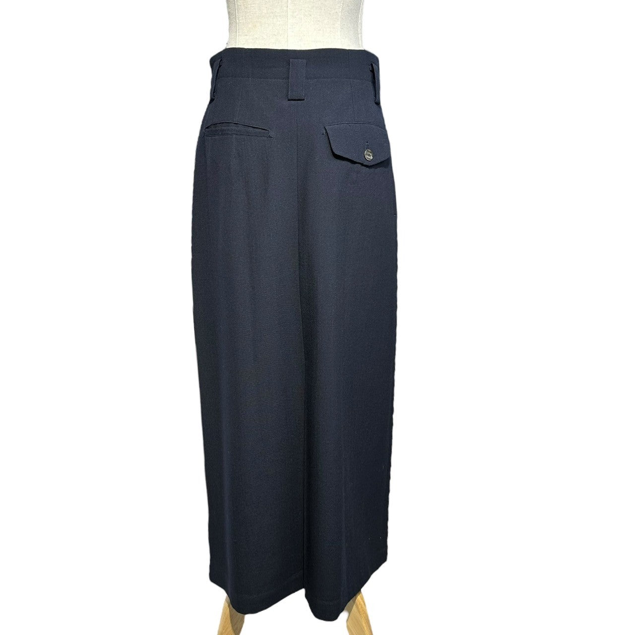 tricot COMME des GARCONS(トリココムデギャルソン) 80's vintage tuck wool skirt 80's ヴィンテージ タック ウール スカート 本人期 川久保玲 TS-11022M M ブラック AD1988