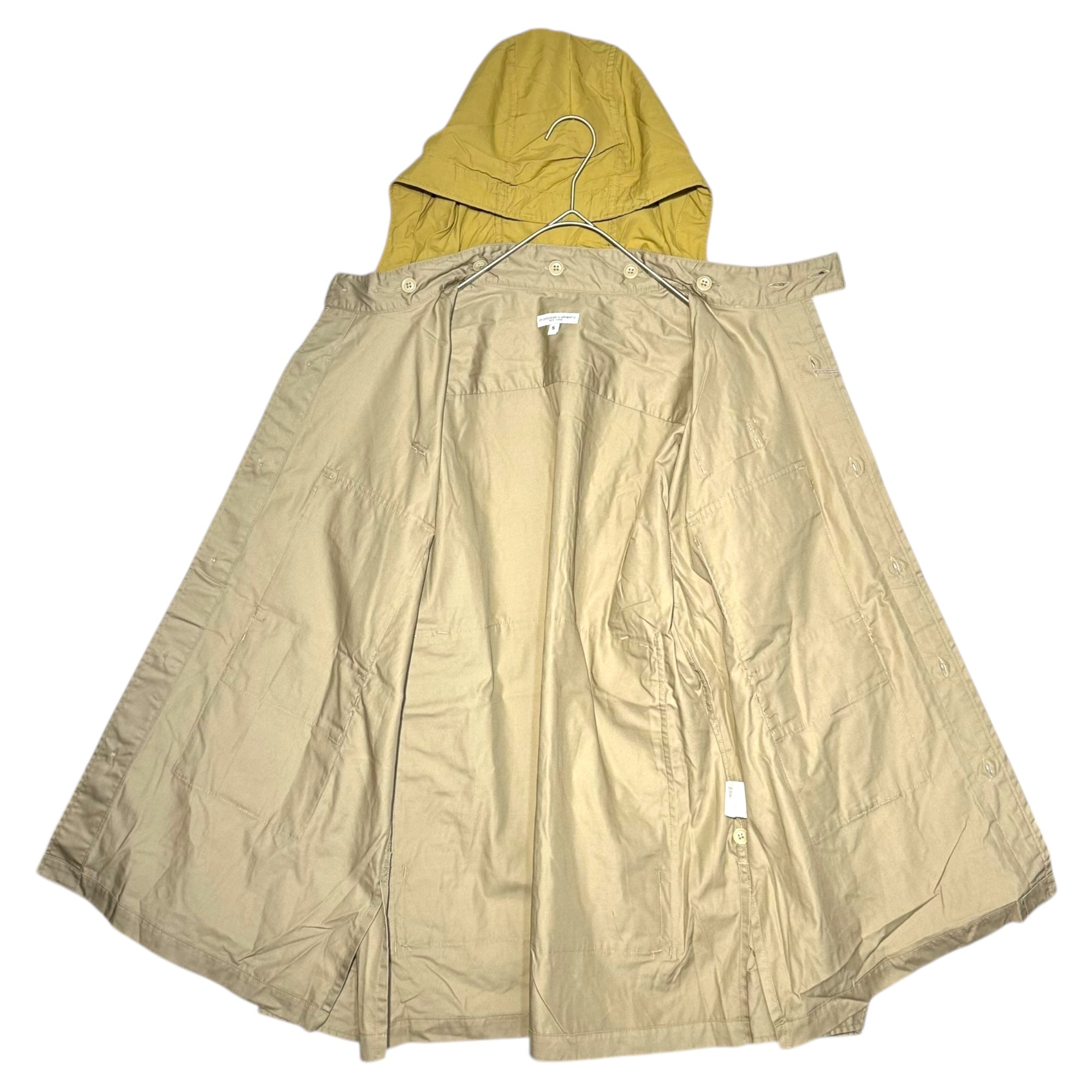 Engineered Garments(エンジニアードガーメンツ) Fishing Over shirt フィッシング オーバー シャツ S ベージュ フーデット フード パーカー ジャケット