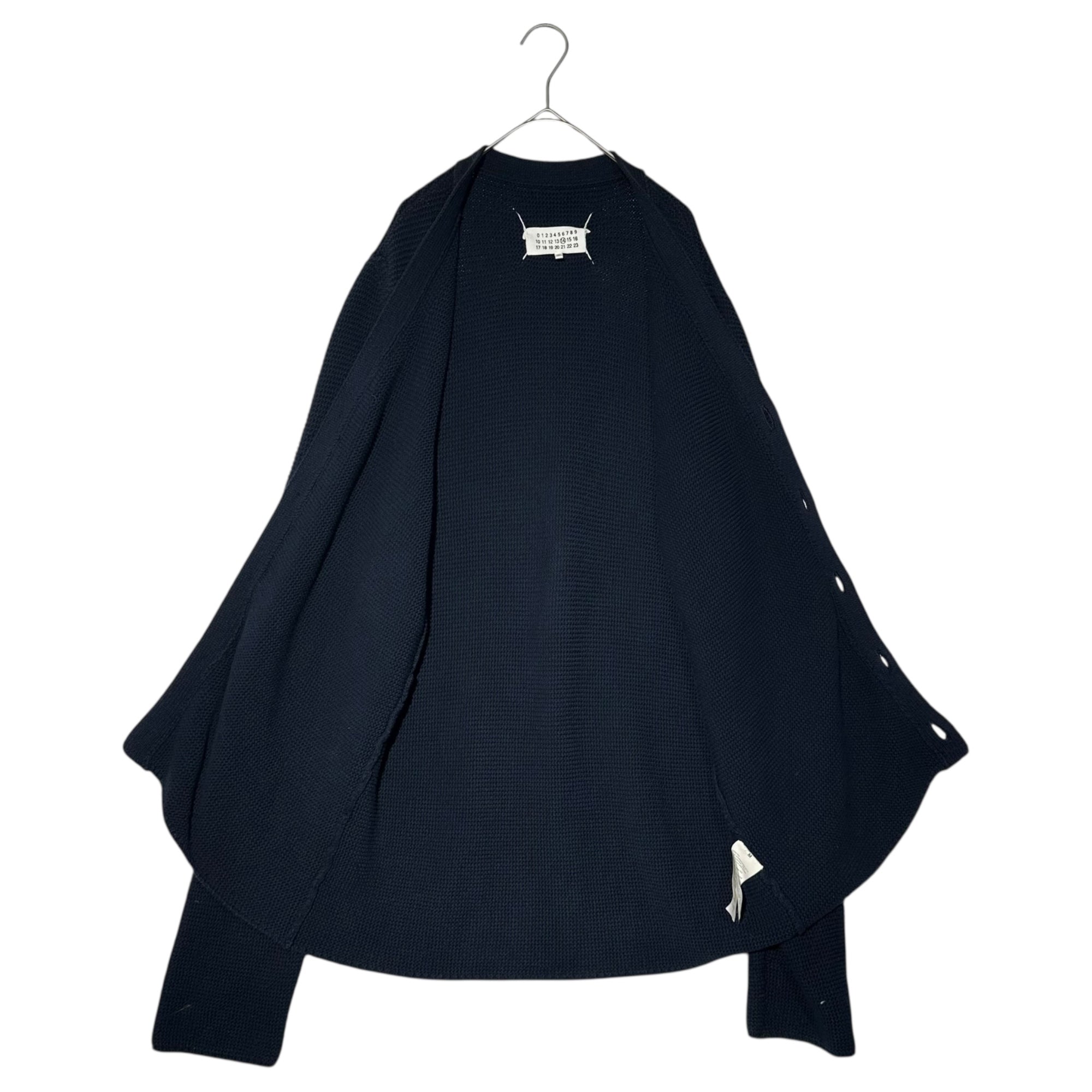 MAISON MARGIELA(メゾンマルジェラ) 14SS Cotton Knit Cardigan コットン ニット カーディガン S50GP0018 S14792 M ネイビー ジョンガリアーノ就任シーズン