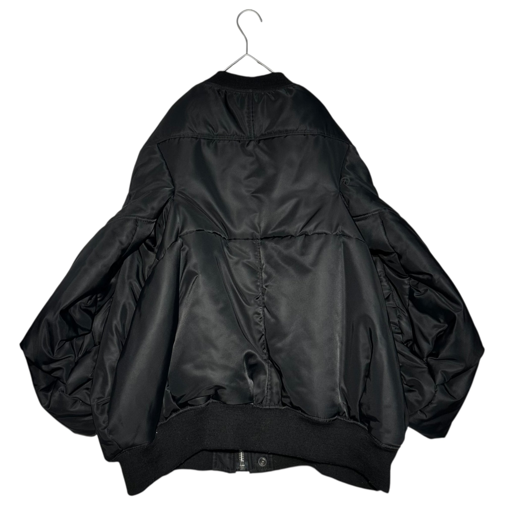 JUNYA WATANABE(ジュンヤワタナベ) 23AW Oversized MA-1 Bomber Blouson オーバーサイズ MA1 ボンバー ブルゾン JL-J037 XS ブラック AD2023