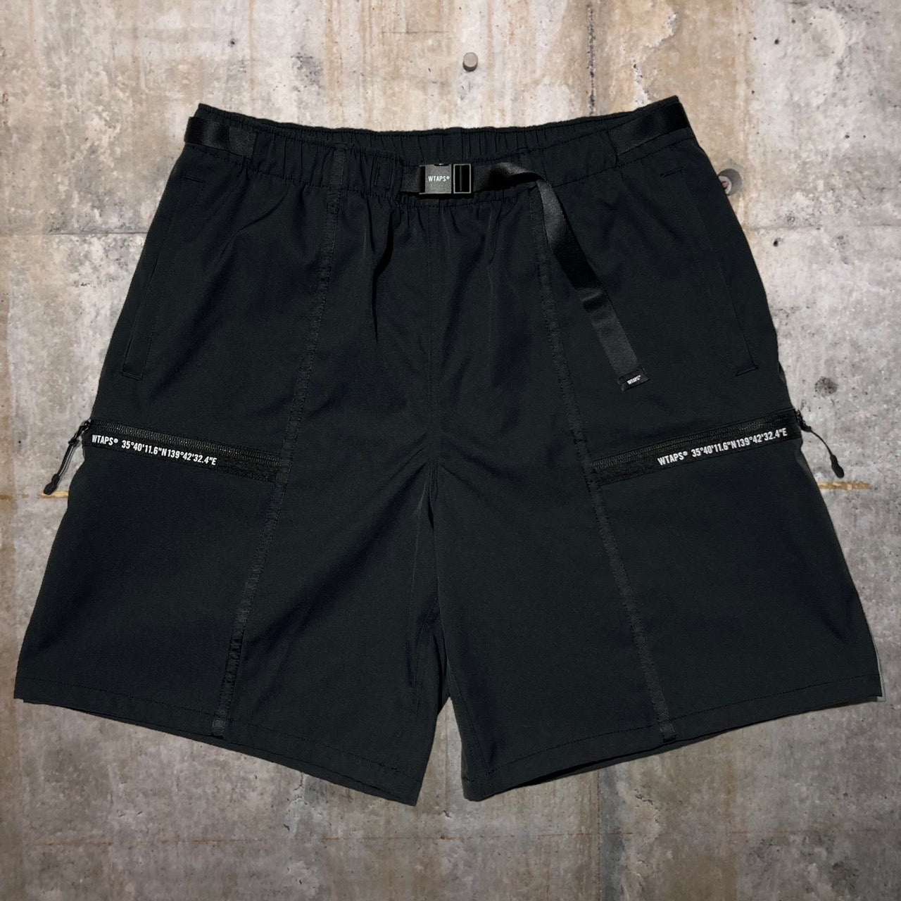 WTAPS(ダブルタップス) 23ss SPSS2001 / SHORTS / POLY. TWILL/ハーフパンツ/ショートパンツ 231BRDT-PTM09 X 03 ブラック