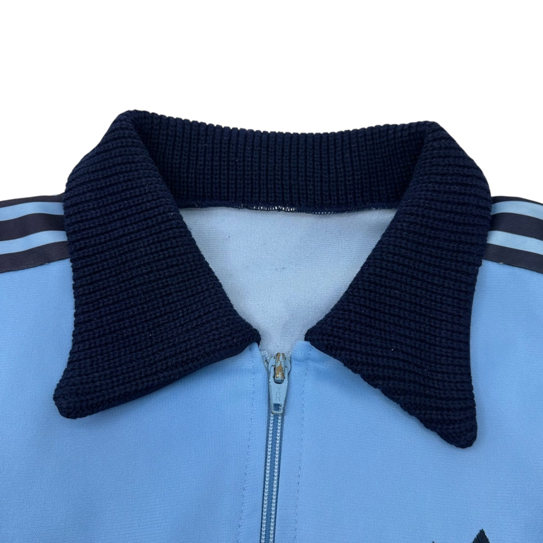 adidas(アディダス) 70's French-made vintage zip-up track jacket 70年代 フランス メイド ヴィンテージ ジップアップ トラック ブルゾン ブルー