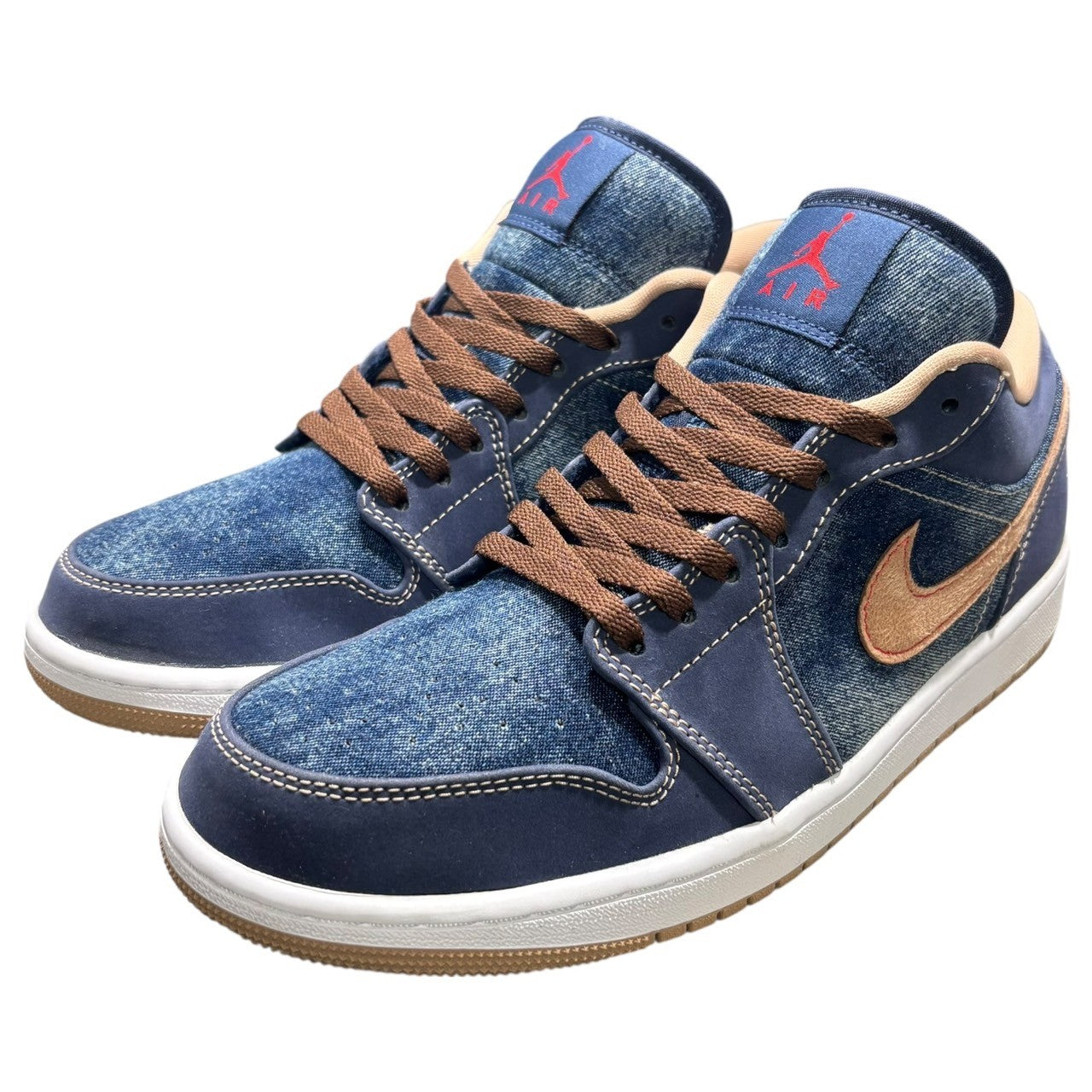 NIKE(ナイキ) Air Jordan 1 Low "Denim" エア ジョーダン 1 デニム DH1259-400 27.0cm インディゴ ローカット スニーカー AJ1