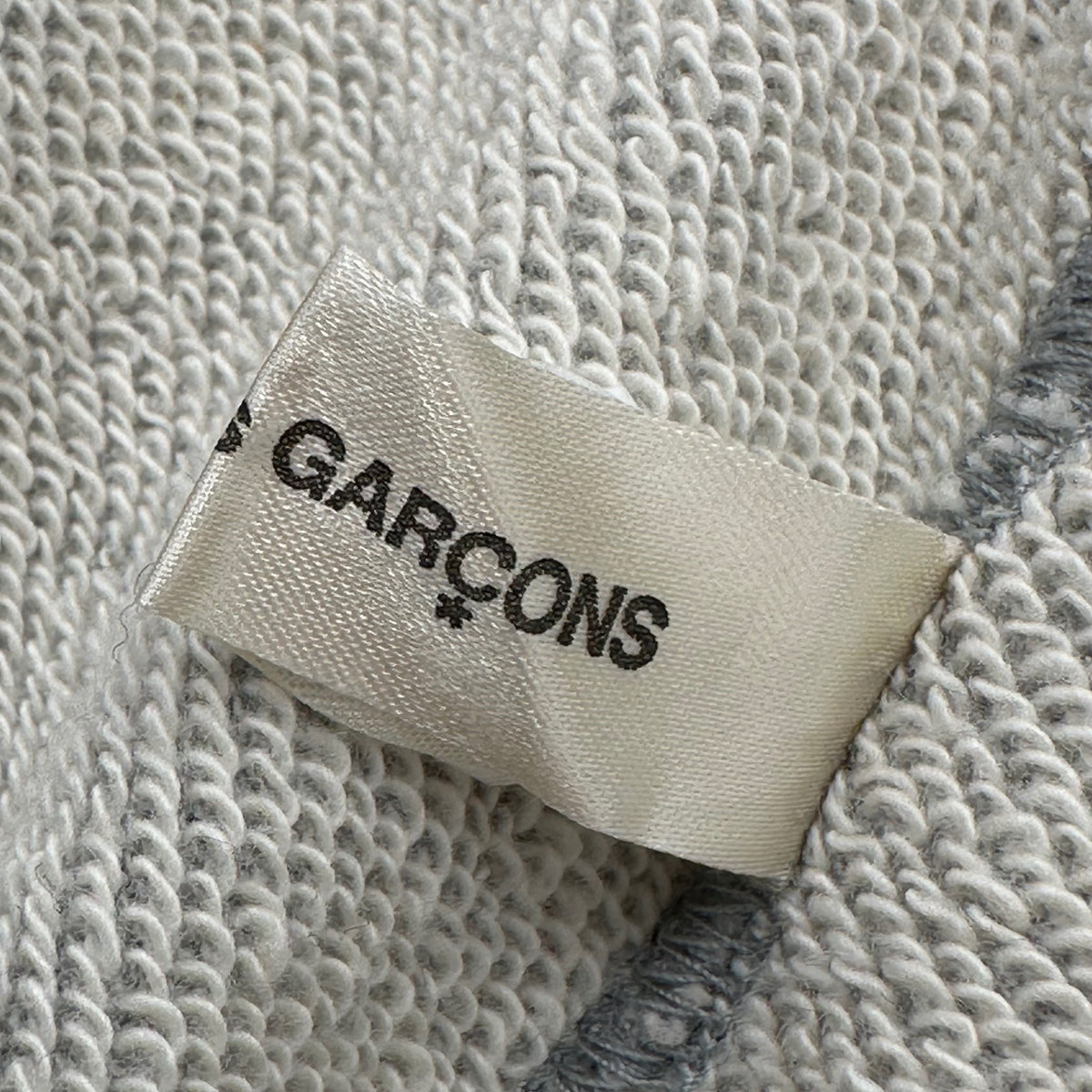 COMME des GARCONS(コムデギャルソン) 2003SS Mock-Neck Raglan Sweatshirt モックネック ラグラン スウェット GI-T021 FREE グレー AD2002 00s アーカイブ