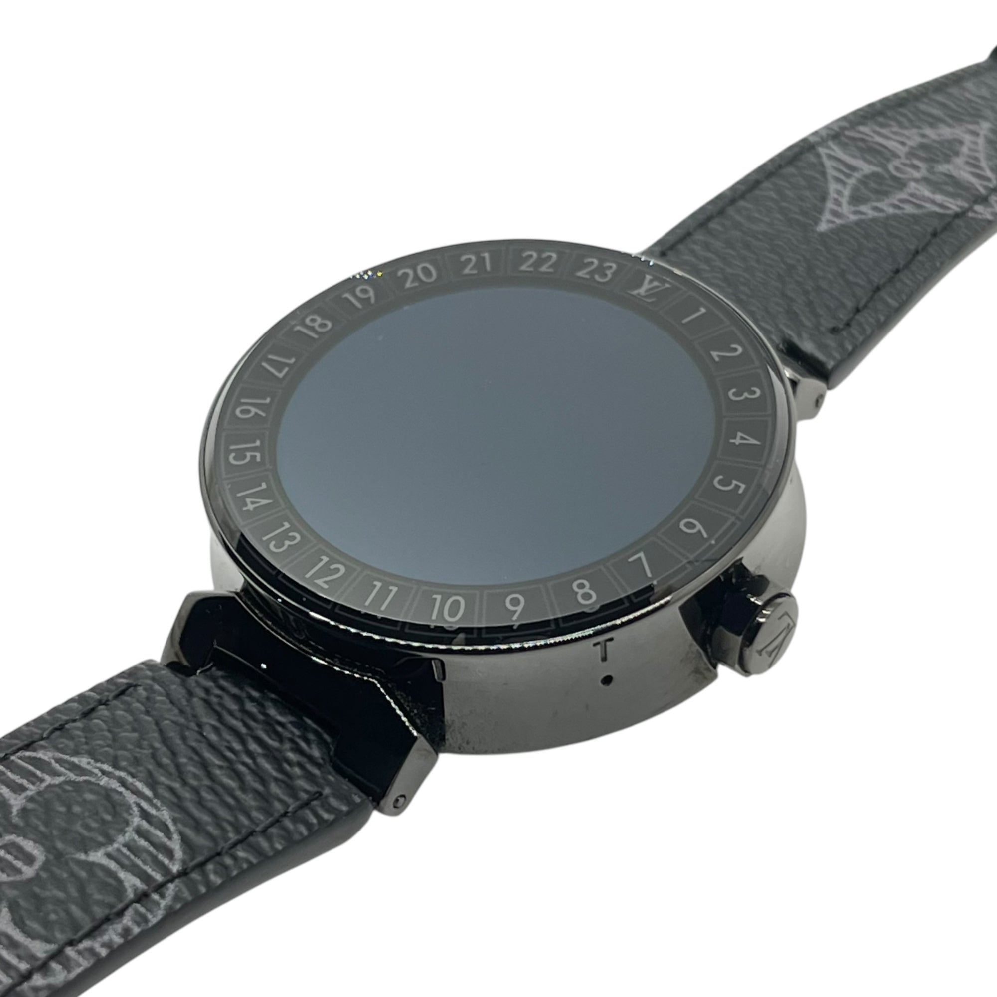LOUIS VUITTON(ルイヴィトン) Tambour Horizon タンブール ホライゾン スマートウォッチ ナノモノグラム エクリプス バンド QA002 ブラック 箱、説明書、充電器付き 時計