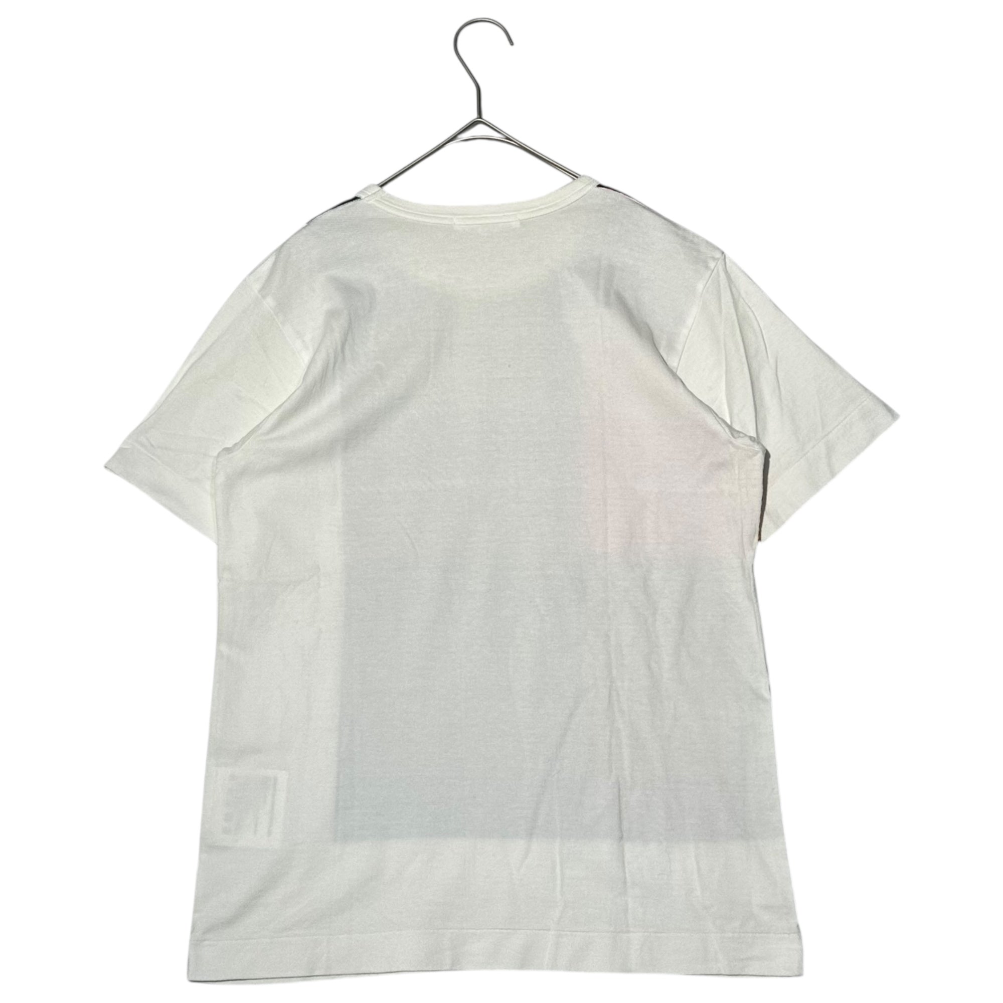 COMME des GARCONS(コムデギャルソン) 08AW Tartan Check Print S/S T-Shirt タータン チェック プリント 半袖 Tシャツ OB-T026 M ホワイト AD2008