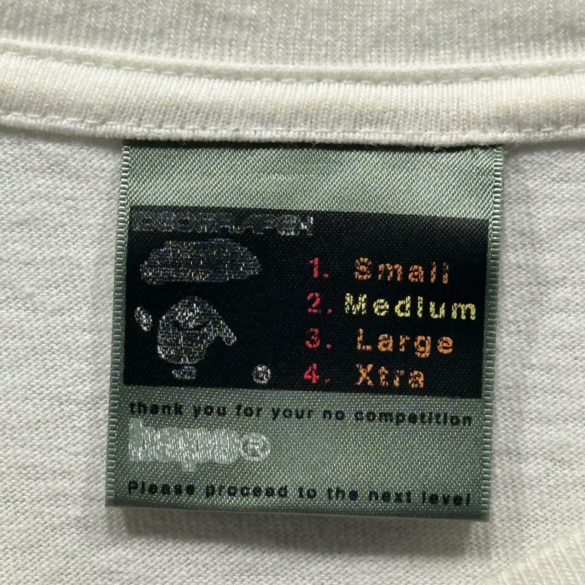 A BATHING APE(アベイシングエイプ) 90~00's STAR GIRL T-SHIRT スター ガール Tシャツ 90~00年代 M ホワイト×ブラック×パープル