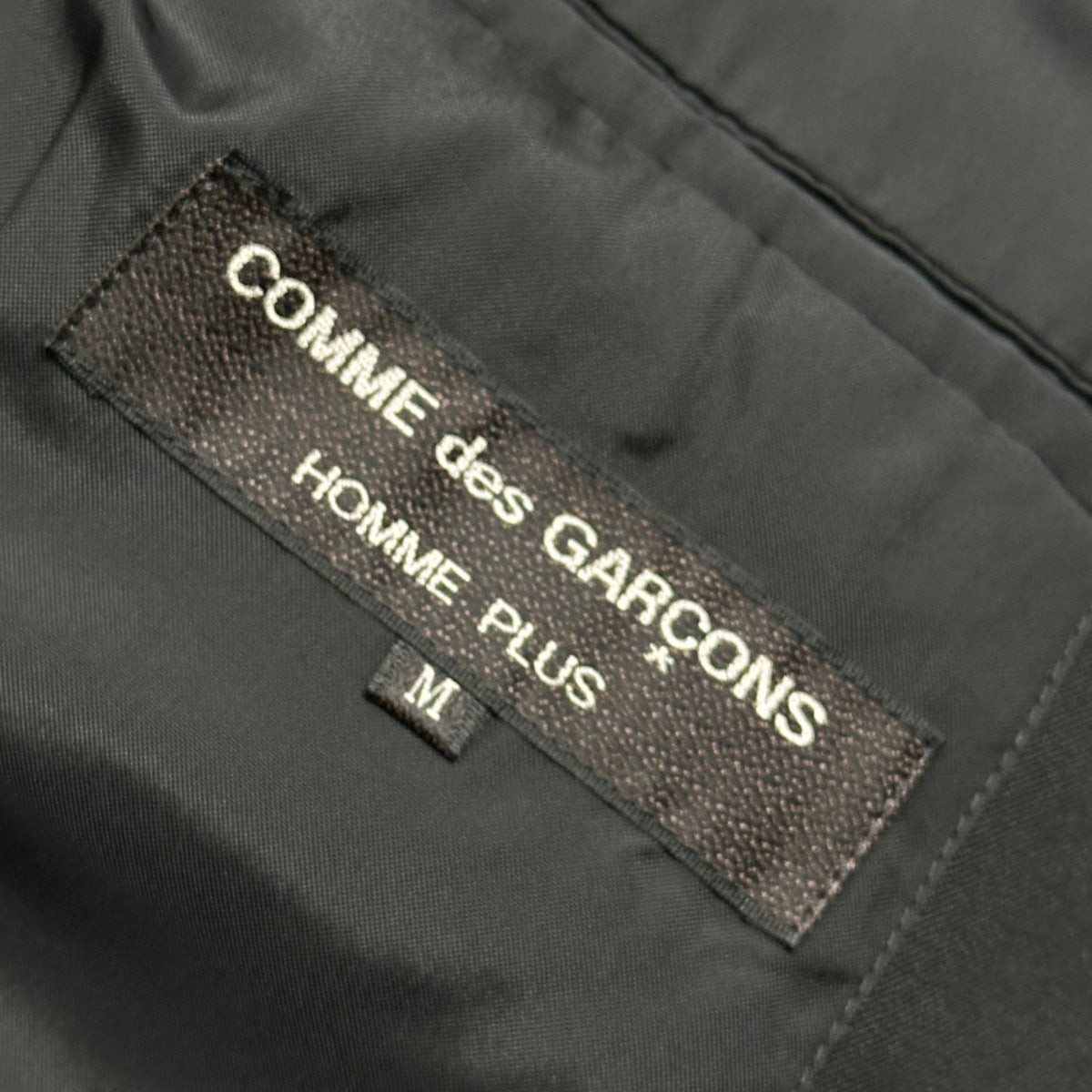 COMME des GARCONS HOMME PLUS(コムデギャルソンオムプリュス) 1995SS Vinyl-Parts Wool-Gabardine 3-Button Tailored Jacket ビニール パーツ ウール ギャバジン 3 ボタン テーラード ジャケット PJ-10002M M ブラック×ターコイズ AD1994 90s アーカイブ WORK期
