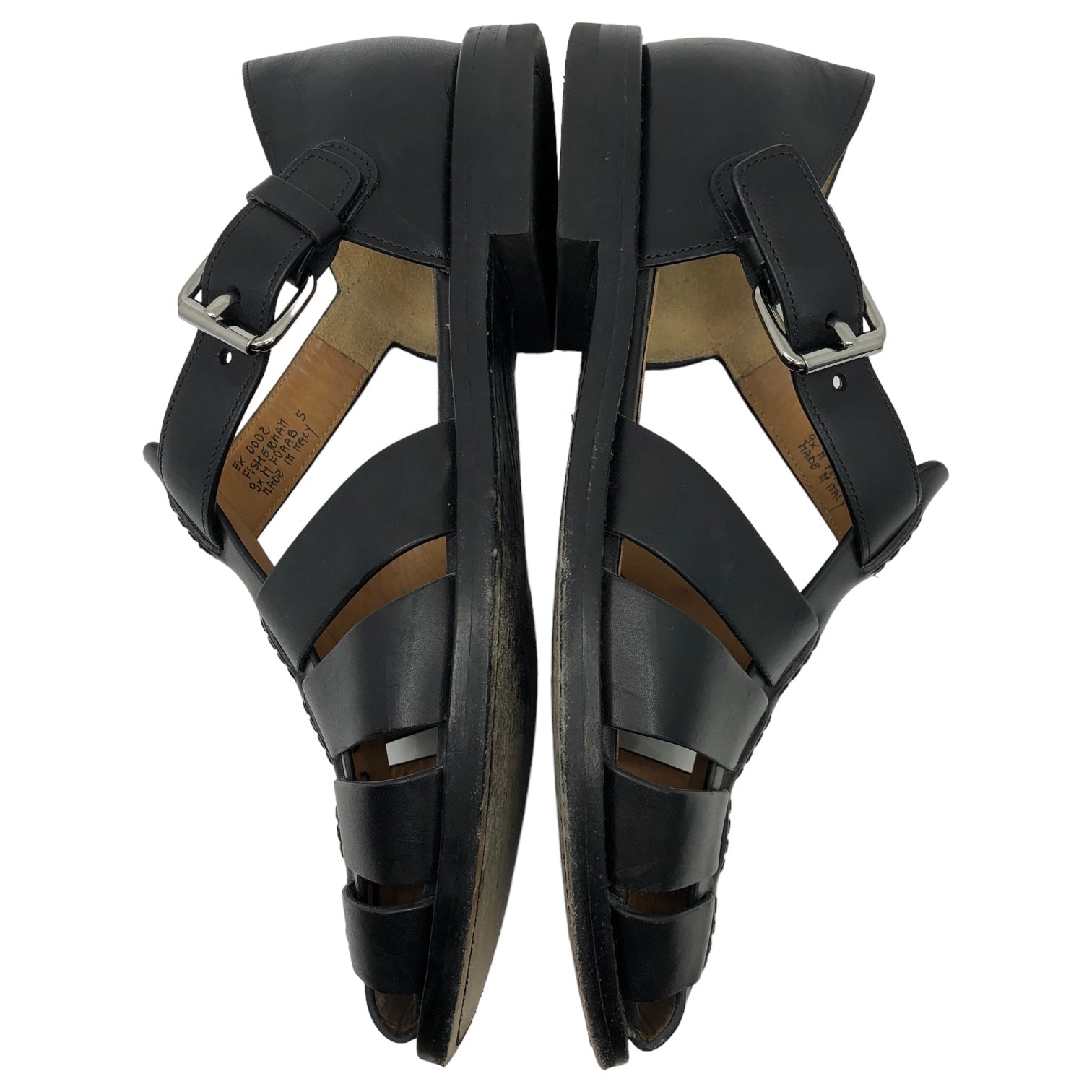 church's(チャーチ) FISHERMAN グルカ サンダル EX0002 5(24~24.5cm) ブラック レザー ストラップ