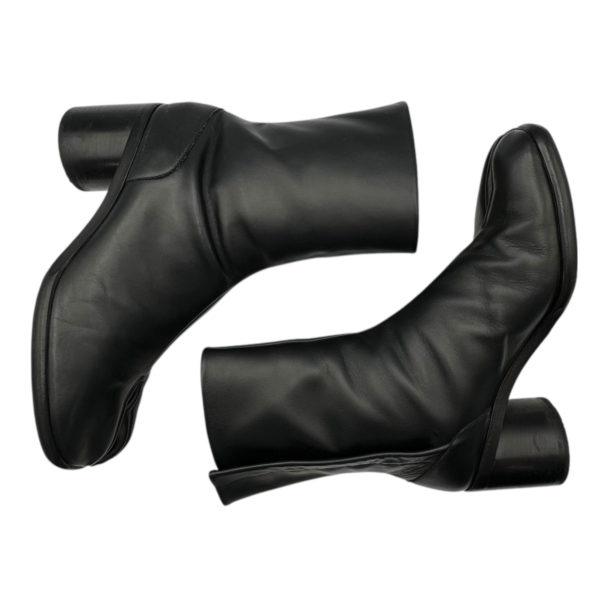 MAISON MARGIELA(メゾンマルジェラ) TABI ANKLE BOOTS H60 足袋 アンクル ブーツ 6cm S57WU0132 40(26cm程度) ブラック タビ