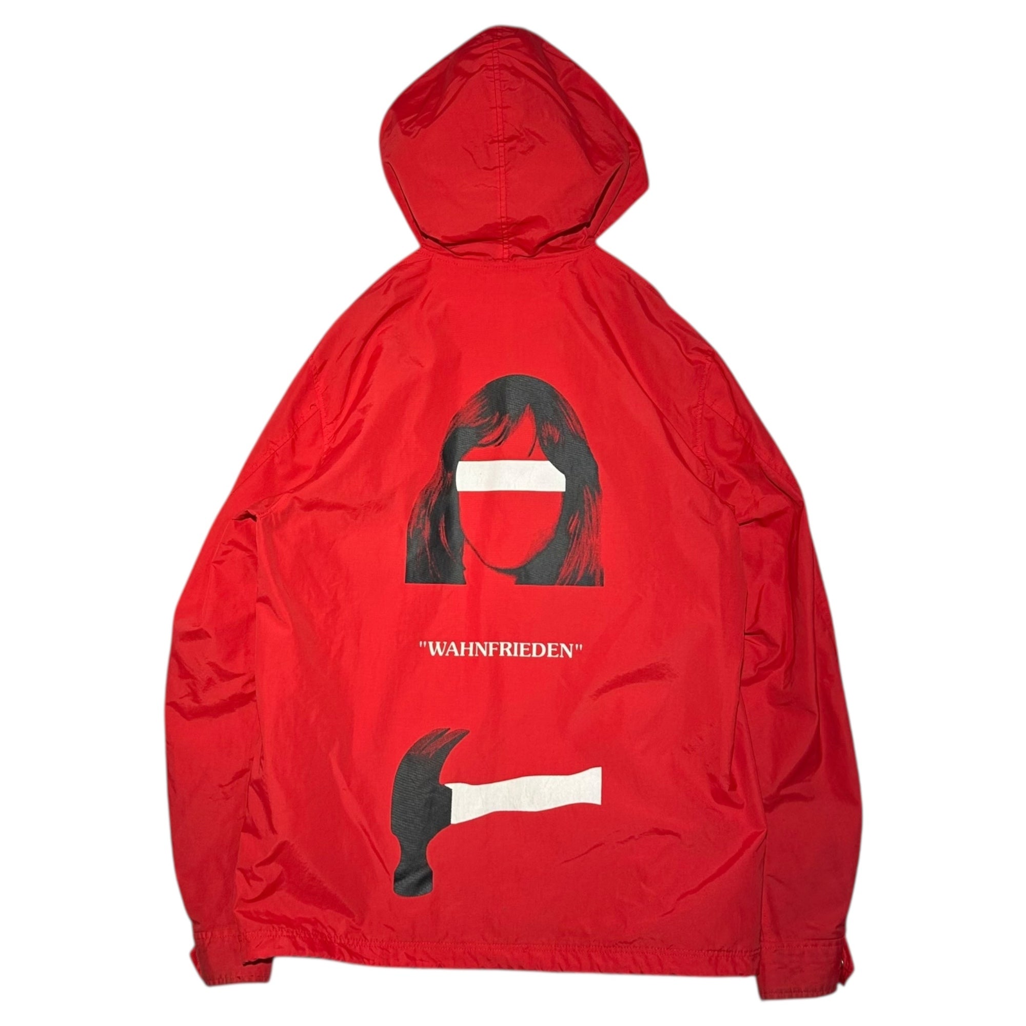 UNDERCOVER(アンダーカバー) 15AW WAHNFRIEDEN Graphic Print Hooded Coach Jacket グラフィック プリント フーデッド コーチ ジャケット UCP9203-3 2 レッド ナイロン 15FW