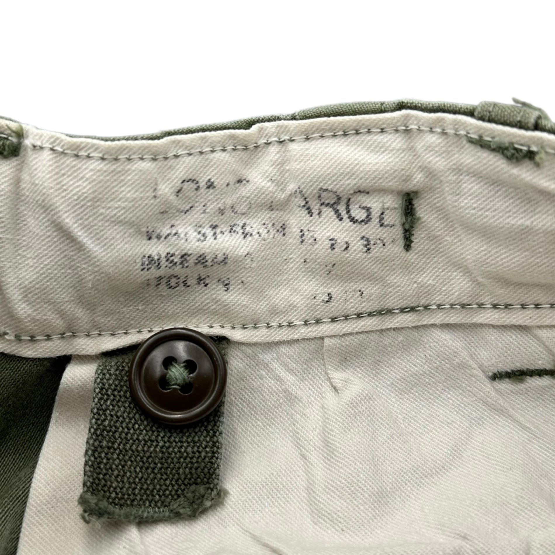 US ARMY(アメリカ軍) 50’s M-51 field pants PRENTICE zip 初期 フィールド カーゴ パンツ LONG-LARGE オリーブ 1952年 PRENTICEブラス 50年代 ヴィンテージ ミリタリー