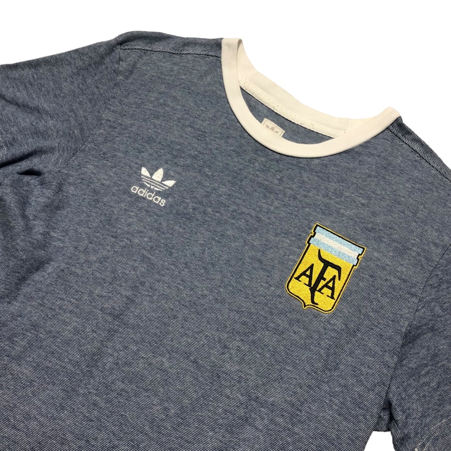 adidas(アディダス) 00’s AFA game T-shirt ゲーム Tシャツ l ブルー FIFA公式