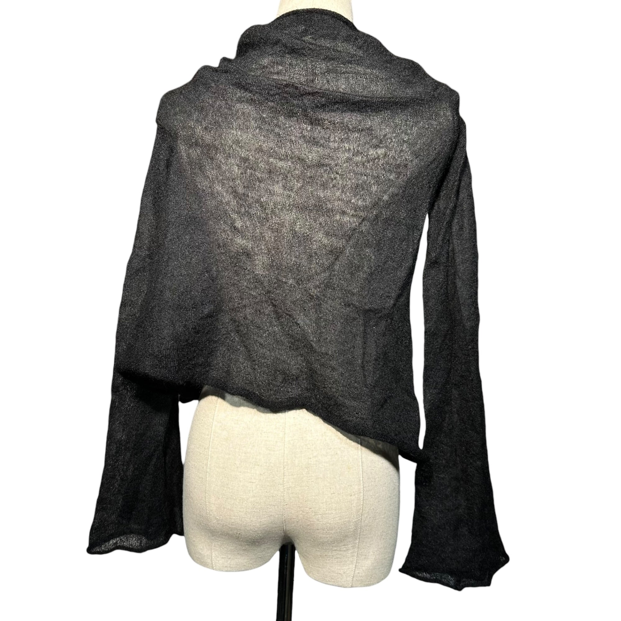 tricot COMME des GARCONS(トリココムデギャルソン) Deformed mohair knit pullover 変形 モヘヤ ニット プルオーバー FREE ブラック