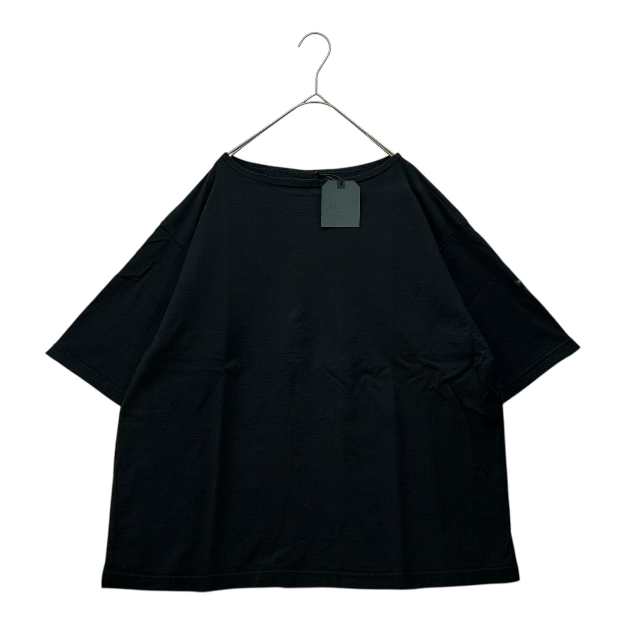 OUTIL(ウティ) TORICOT AAST SHORT 半袖 バスク シャツ OU-C007S 1 ブラック Tシャツ カットソー